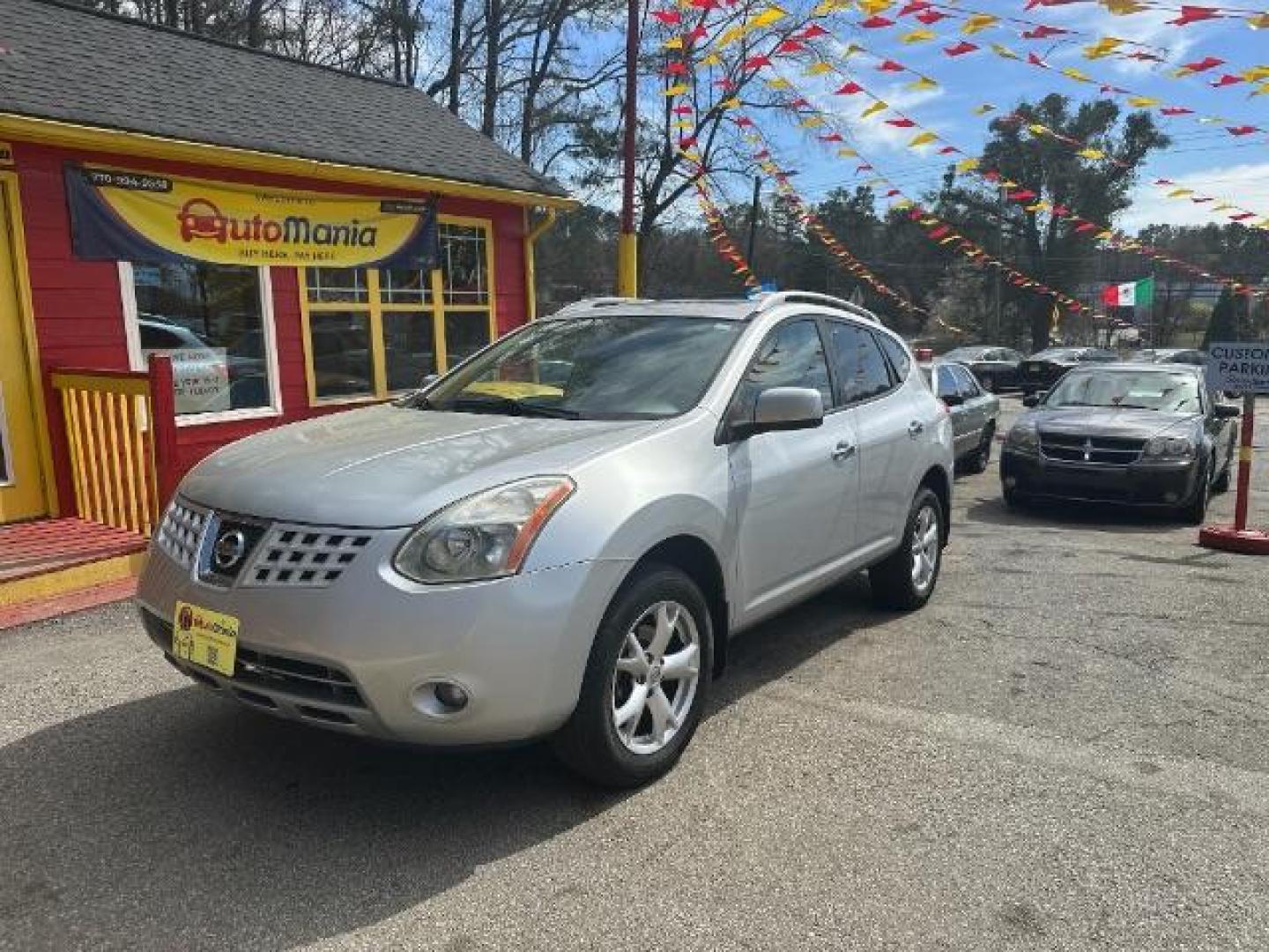 2010 Silver Nissan Rogue S AWD (JN8AS5MV4AW) with an 2.5L L4 DOHC 16V engine, Continuously Variabl transmission, located at 1806 Veterans Memorial Hwy SW, Austell, GA, 30168, (770) 944-9558, 33.817959, -84.606987 - Photo#0