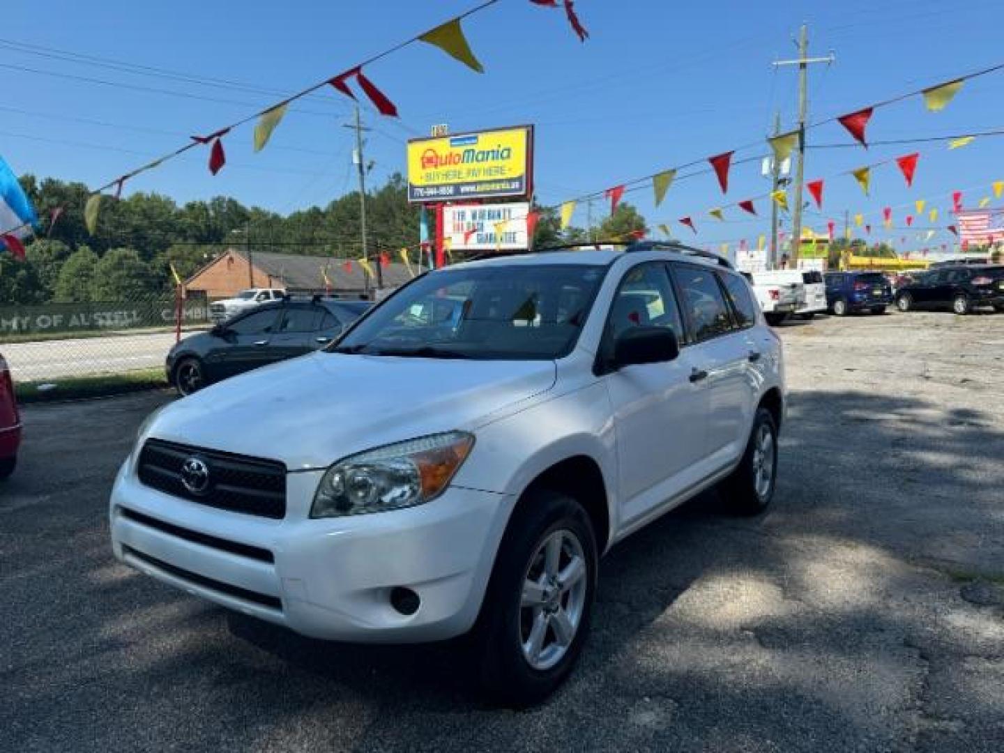 2008 White Toyota RAV4 Base I4 2WD (JTMZD33VX85) with an 2.4L L4 DOHC 16V engine, 4-Speed Automatic transmission, located at 1806 Veterans Memorial Hwy SW, Austell, GA, 30168, (770) 944-9558, 33.817959, -84.606987 - Photo#0