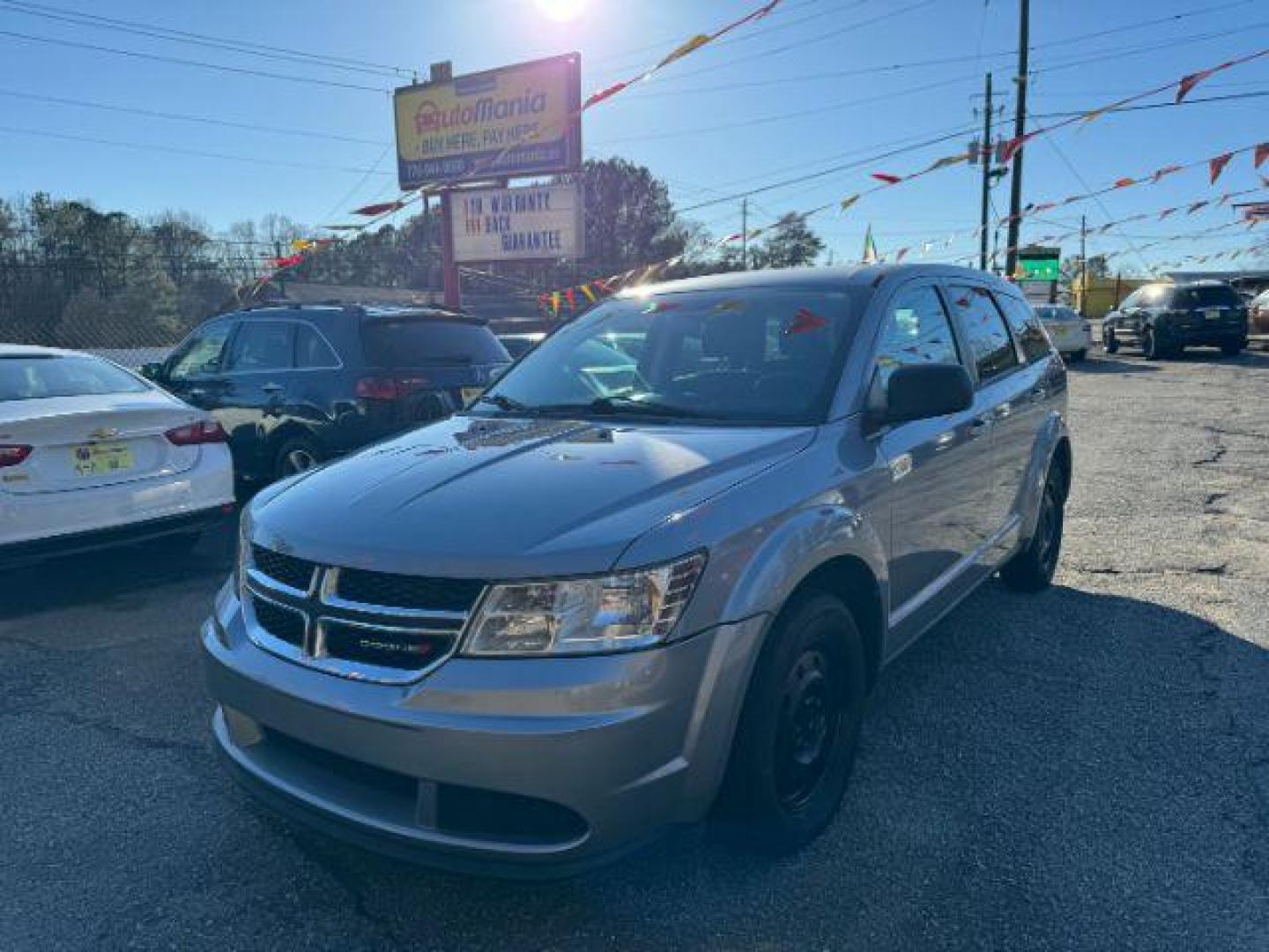 2015 Gray Dodge Journey SE (3C4PDCAB1FT) with an 2.4L L4 DOHC 16V engine, 4-Speed Automatic transmission, located at 1806 Veterans Memorial Hwy SW, Austell, GA, 30168, (770) 944-9558, 33.817959, -84.606987 - Photo#0