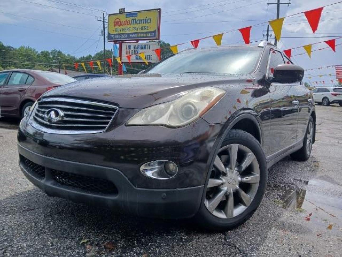 2010 Purple Infiniti EX EX35 Journey AWD (JN1AJ0HR2AM) with an 3.5L V6 DOHC 24V engine, 5-Speed Automatic Overdrive transmission, located at 1806 Veterans Memorial Hwy SW, Austell, GA, 30168, (770) 944-9558, 33.817959, -84.606987 - Photo#0