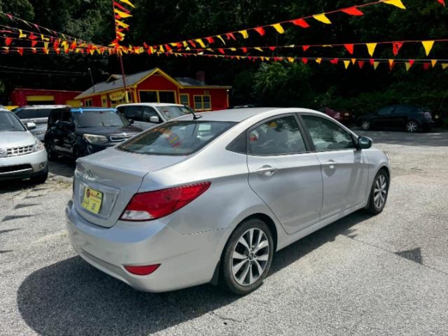 2017 Gray Hyundai Accent SE 4-Door 6A (KMHCT4AE4HU) with an 1.6L L4 DOHC 16V engine, 6-Speed Automatic transmission, located at 1806 Veterans Memorial Hwy SW, Austell, GA, 30168, (770) 944-9558, 33.817959, -84.606987 - Photo#3