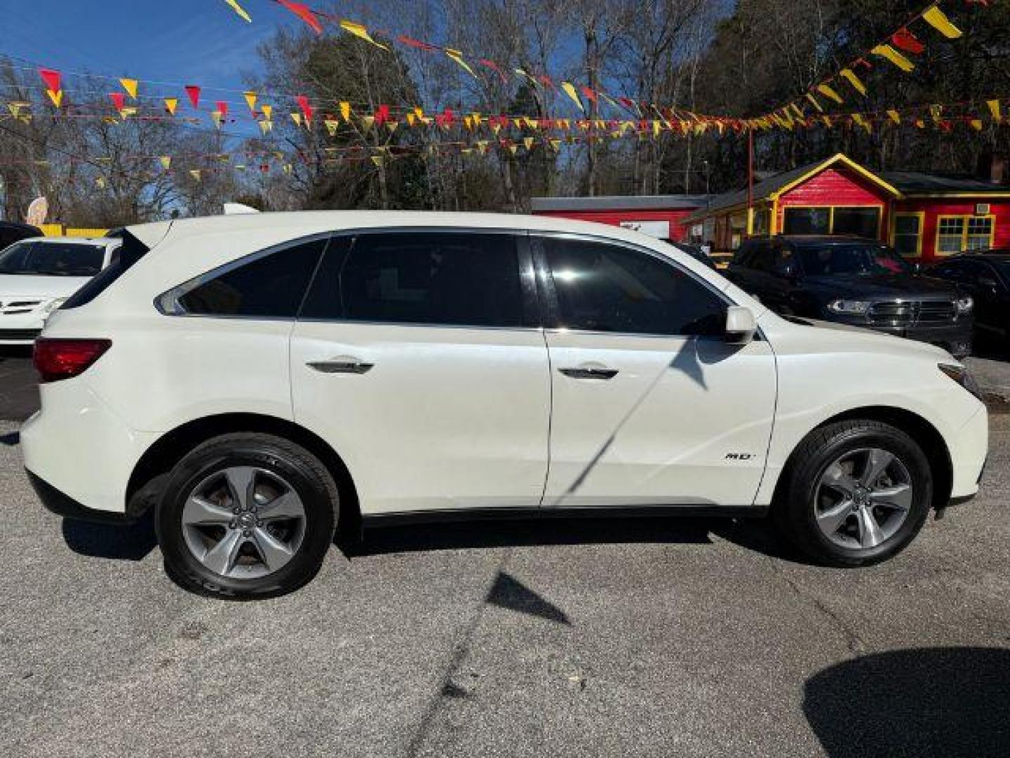 2014 White Acura MDX 6-Spd AT (5FRYD3H22EB) with an 3.5L V6 SOHC 24V engine, 6-Speed Automatic transmission, located at 1806 Veterans Memorial Hwy SW, Austell, GA, 30168, (770) 944-9558, 33.817959, -84.606987 - Photo#8