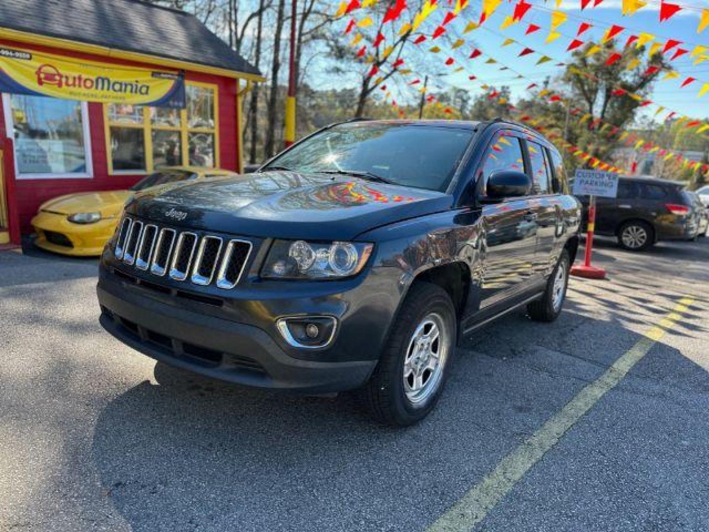 2015 Gray Jeep Compass Limited FWD (1C4NJCCB4FD) with an 2.4L L4 DOHC 16V engine, Continuously Variable Transmission transmission, located at 1806 Veterans Memorial Hwy SW, Austell, GA, 30168, (770) 944-9558, 33.817959, -84.606987 - Photo#0