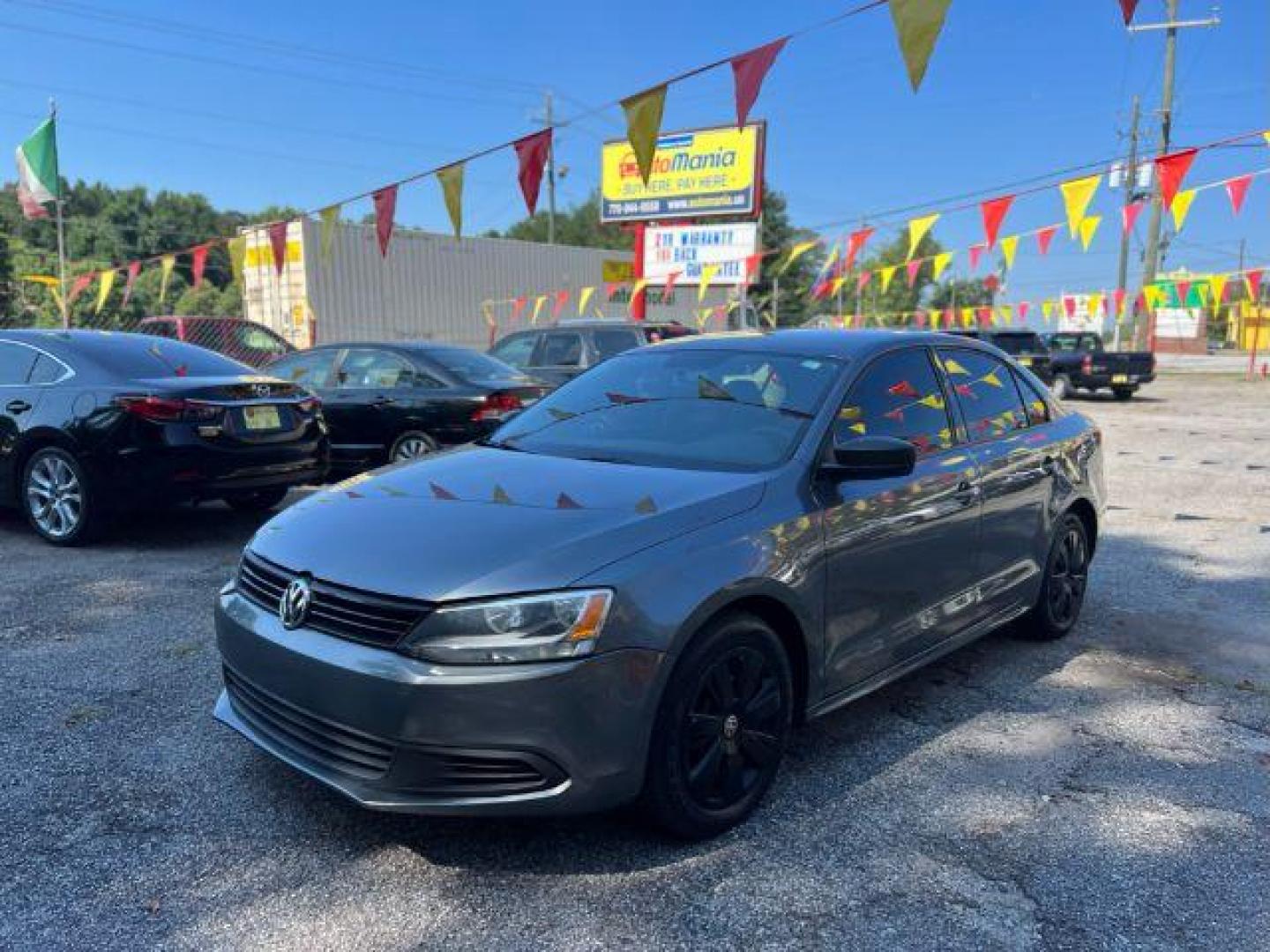 2012 Gray Volkswagen Jetta S (3VW2K7AJ2CM) with an 2.0L L4 DOHC 16V engine, located at 1806 Veterans Memorial Hwy SW, Austell, GA, 30168, (770) 944-9558, 33.817959, -84.606987 - Photo#0