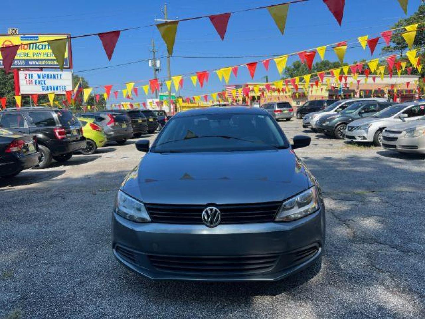 2012 Gray Volkswagen Jetta S (3VW2K7AJ2CM) with an 2.0L L4 DOHC 16V engine, located at 1806 Veterans Memorial Hwy SW, Austell, GA, 30168, (770) 944-9558, 33.817959, -84.606987 - Photo#1