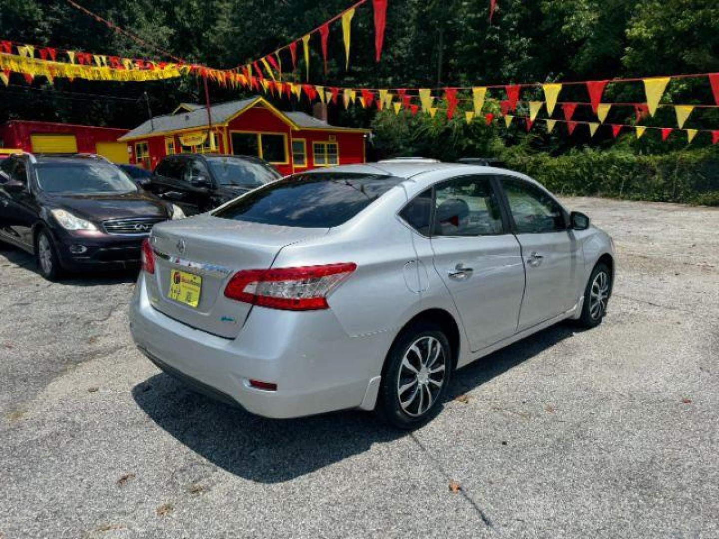 2014 Silver Nissan Sentra S CVT (3N1AB7AP6EL) with an 1.8L L4 SFI DOHC 16 engine, Continuously Variabl transmission, located at 1806 Veterans Memorial Hwy SW, Austell, GA, 30168, (770) 944-9558, 33.817959, -84.606987 - Photo#3