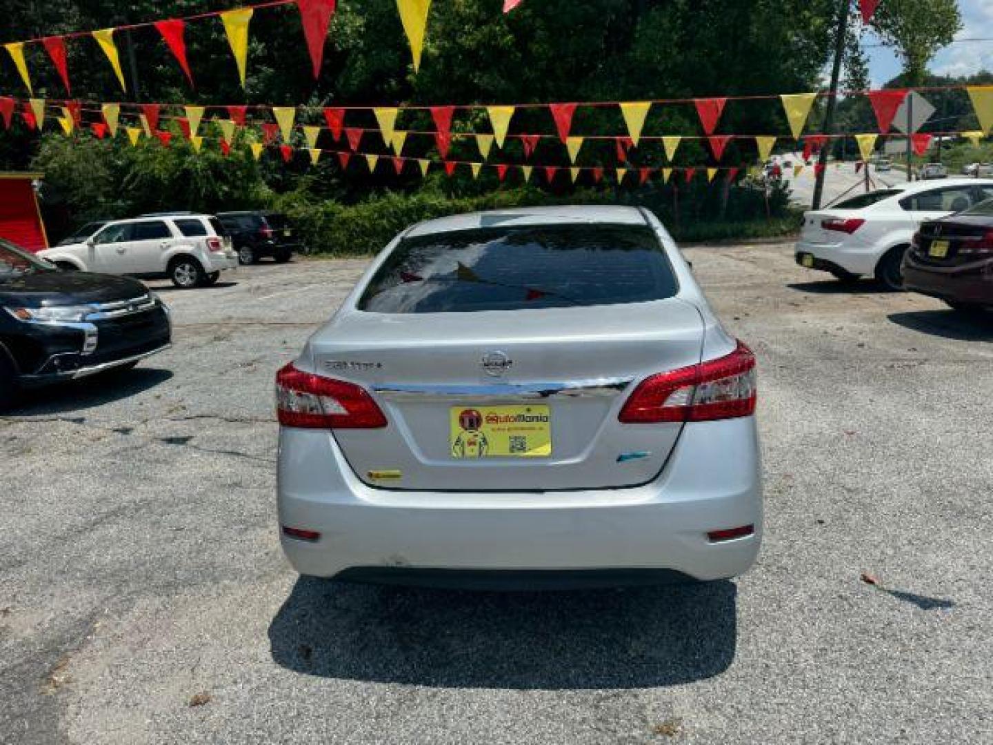 2014 Silver Nissan Sentra S CVT (3N1AB7AP6EL) with an 1.8L L4 SFI DOHC 16 engine, Continuously Variabl transmission, located at 1806 Veterans Memorial Hwy SW, Austell, GA, 30168, (770) 944-9558, 33.817959, -84.606987 - Photo#4