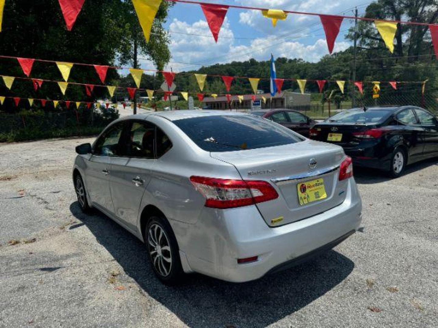 2014 Silver Nissan Sentra S CVT (3N1AB7AP6EL) with an 1.8L L4 SFI DOHC 16 engine, Continuously Variabl transmission, located at 1806 Veterans Memorial Hwy SW, Austell, GA, 30168, (770) 944-9558, 33.817959, -84.606987 - Photo#5