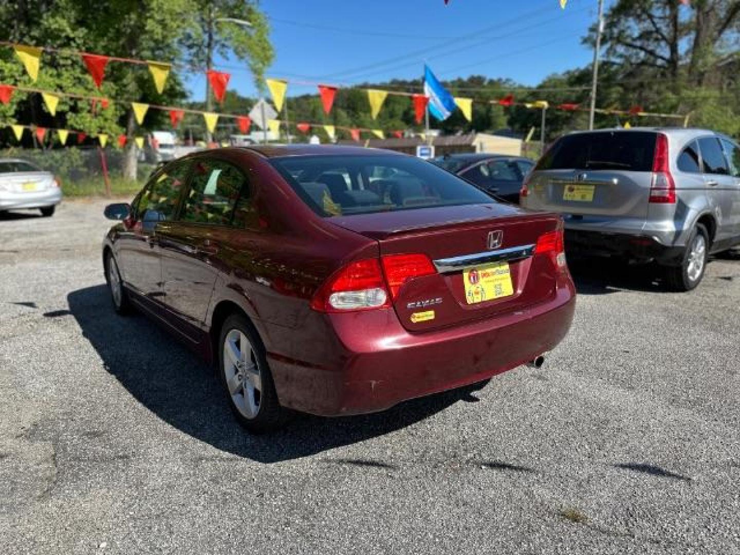 2010 MAROON Honda Civic LX-S Sedan 5-Speed AT (2HGFA1F68AH) with an 1.8L L4 SOHC 16V engine, 5-Speed Automatic transmission, located at 1806 Veterans Memorial Hwy SW, Austell, GA, 30168, (770) 944-9558, 33.817959, -84.606987 - Photo#9