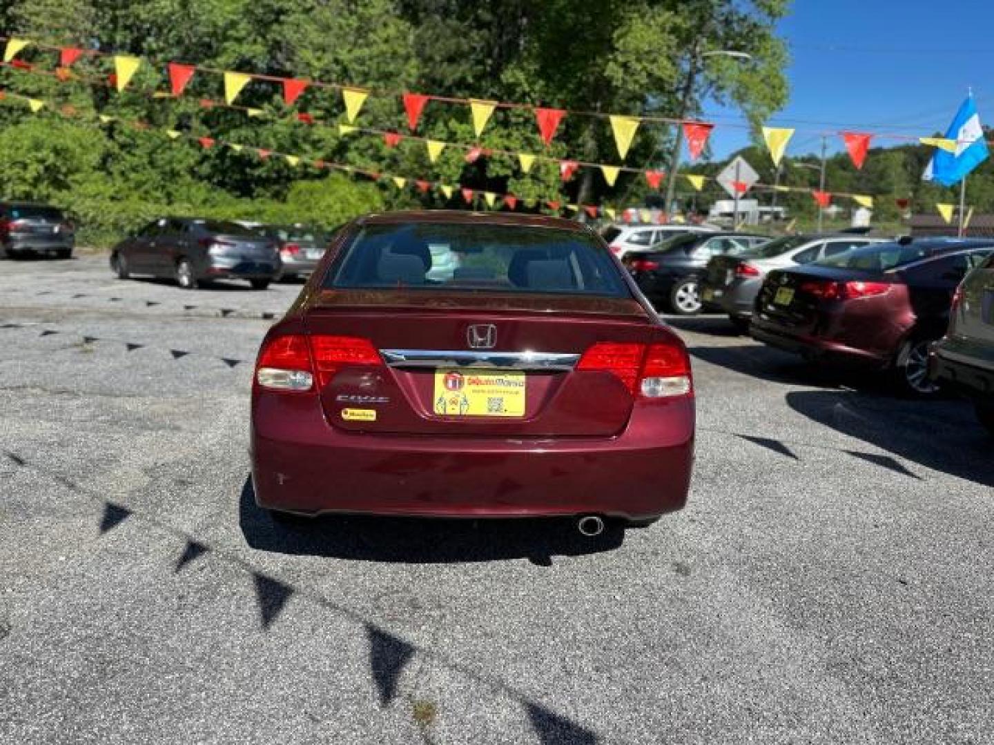 2010 MAROON Honda Civic LX-S Sedan 5-Speed AT (2HGFA1F68AH) with an 1.8L L4 SOHC 16V engine, 5-Speed Automatic transmission, located at 1806 Veterans Memorial Hwy SW, Austell, GA, 30168, (770) 944-9558, 33.817959, -84.606987 - Photo#7