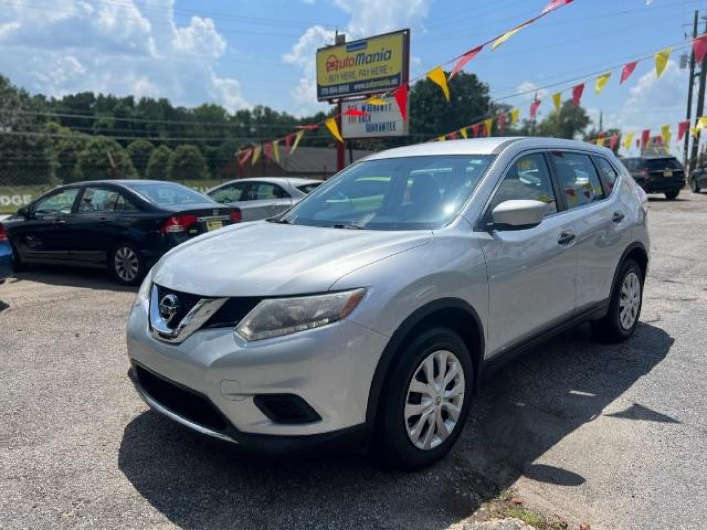 2016 Silver Nissan Rogue S AWD (KNMAT2MV6GP) with an 2.5L L4 DOHC 16V engine, Continuously Variabl transmission, located at 1806 Veterans Memorial Hwy SW, Austell, GA, 30168, (770) 944-9558, 33.817959, -84.606987 - Photo#0