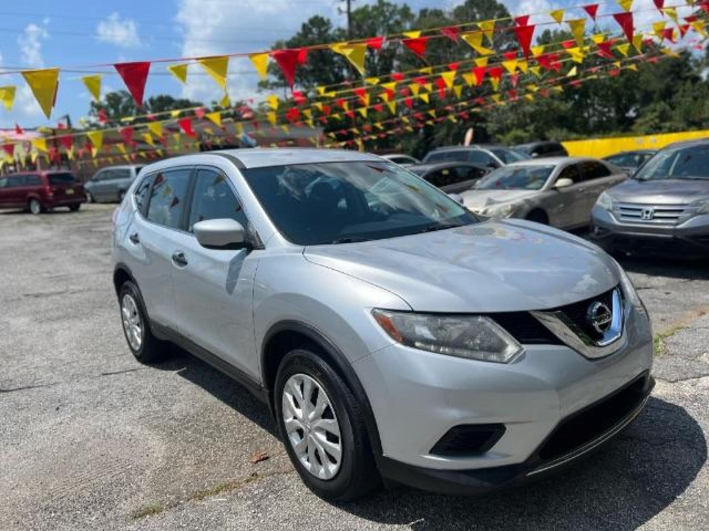 2016 Silver Nissan Rogue S AWD (KNMAT2MV6GP) with an 2.5L L4 DOHC 16V engine, Continuously Variabl transmission, located at 1806 Veterans Memorial Hwy SW, Austell, GA, 30168, (770) 944-9558, 33.817959, -84.606987 - Photo#2