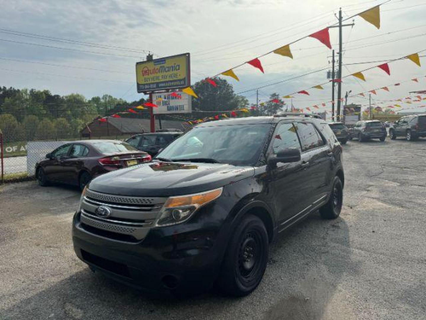 2014 Black Ford Explorer Base FWD (1FM5K7B87EG) with an 3.5L V6 DOHC 24V engine, 6-Speed Automatic transmission, located at 1806 Veterans Memorial Hwy SW, Austell, GA, 30168, (770) 944-9558, 33.817959, -84.606987 - Photo#0