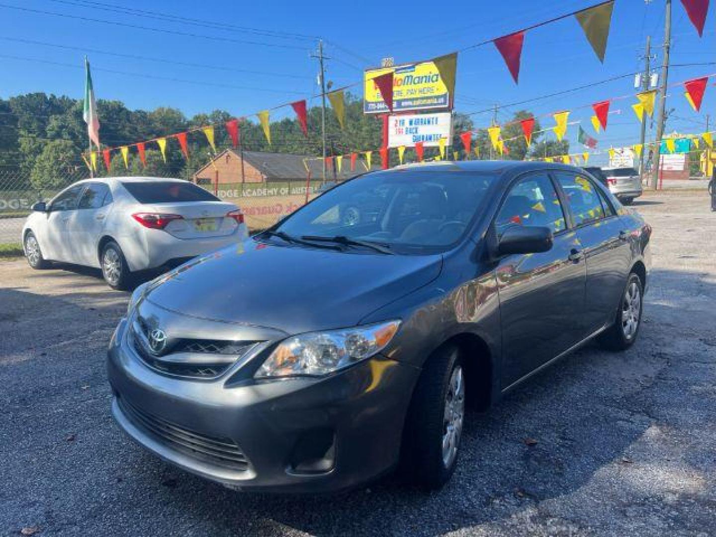 2012 Grey Toyota Corolla S 4-Speed AT (2T1BU4EE5CC) with an 1.8L L4 DOHC 16V engine, 4-Speed Automatic transmission, located at 1806 Veterans Memorial Hwy SW, Austell, GA, 30168, (770) 944-9558, 33.817959, -84.606987 - Photo#0