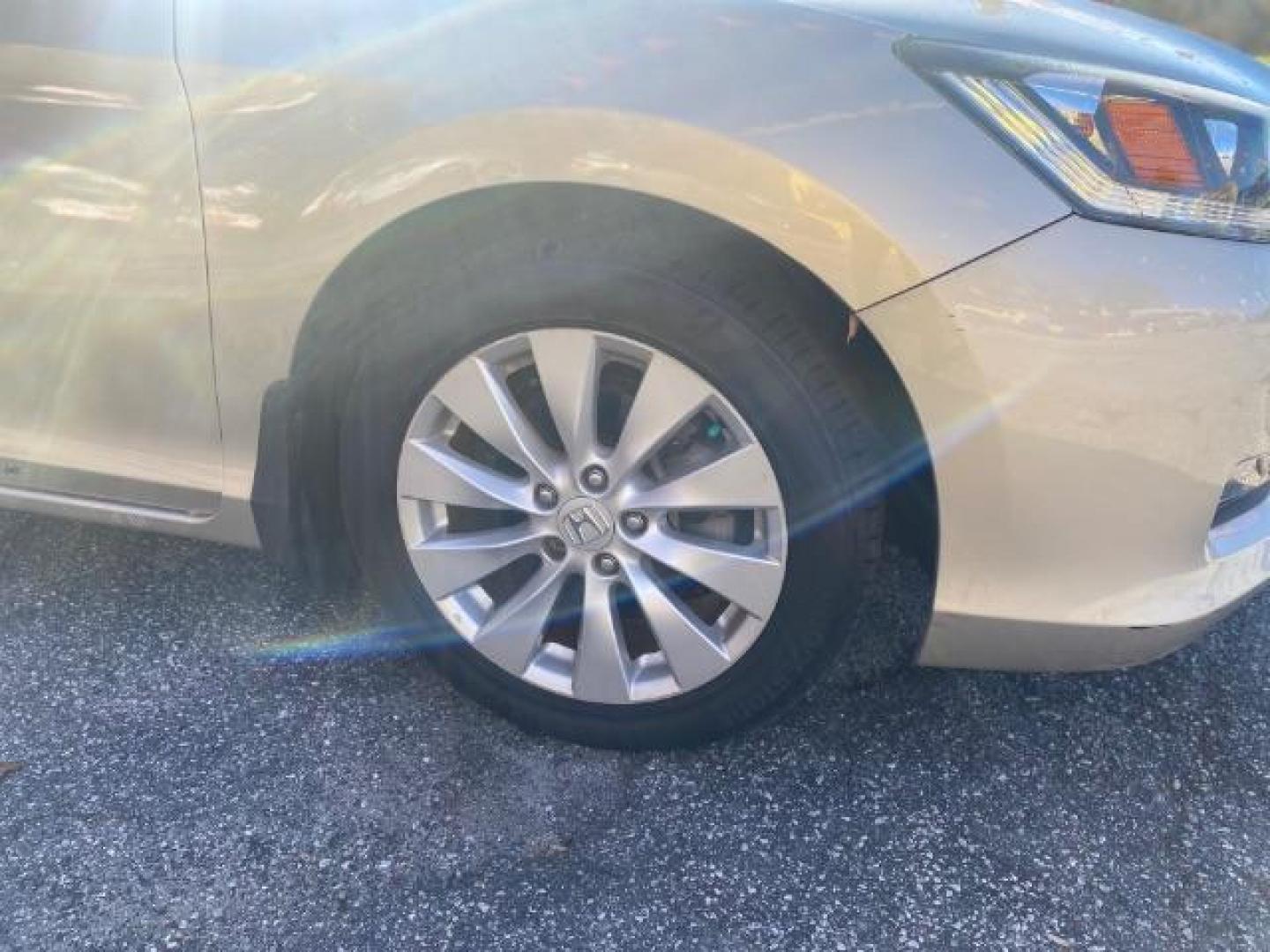 2014 Gold Honda Accord EX-L Sedan CVT (1HGCR2F88EA) with an 2.4L L4 DOHC 16V engine, Continuously Variable Transmission transmission, located at 1806 Veterans Memorial Hwy SW, Austell, GA, 30168, (770) 944-9558, 33.817959, -84.606987 - Photo#14