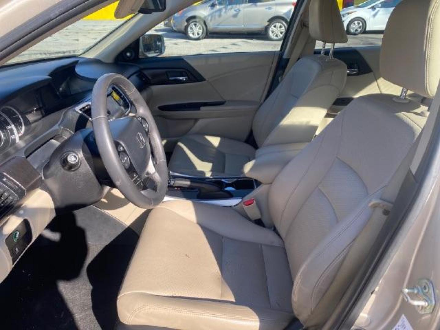 2014 Gold Honda Accord EX-L Sedan CVT (1HGCR2F88EA) with an 2.4L L4 DOHC 16V engine, Continuously Variable Transmission transmission, located at 1806 Veterans Memorial Hwy SW, Austell, GA, 30168, (770) 944-9558, 33.817959, -84.606987 - Photo#6