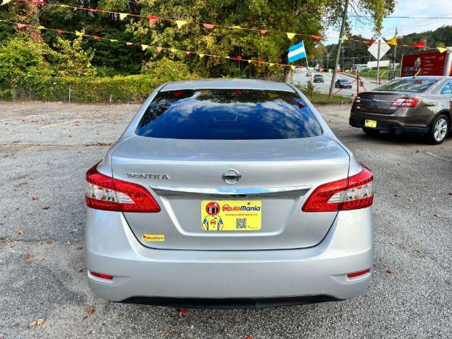 2015 Silver Nissan Sentra S CVT (3N1AB7AP1FY) with an 1.8L L4 SFI DOHC 16 engine, Continuously Variable Transmission transmission, located at 1806 Veterans Memorial Hwy SW, Austell, GA, 30168, (770) 944-9558, 33.817959, -84.606987 - Photo#4