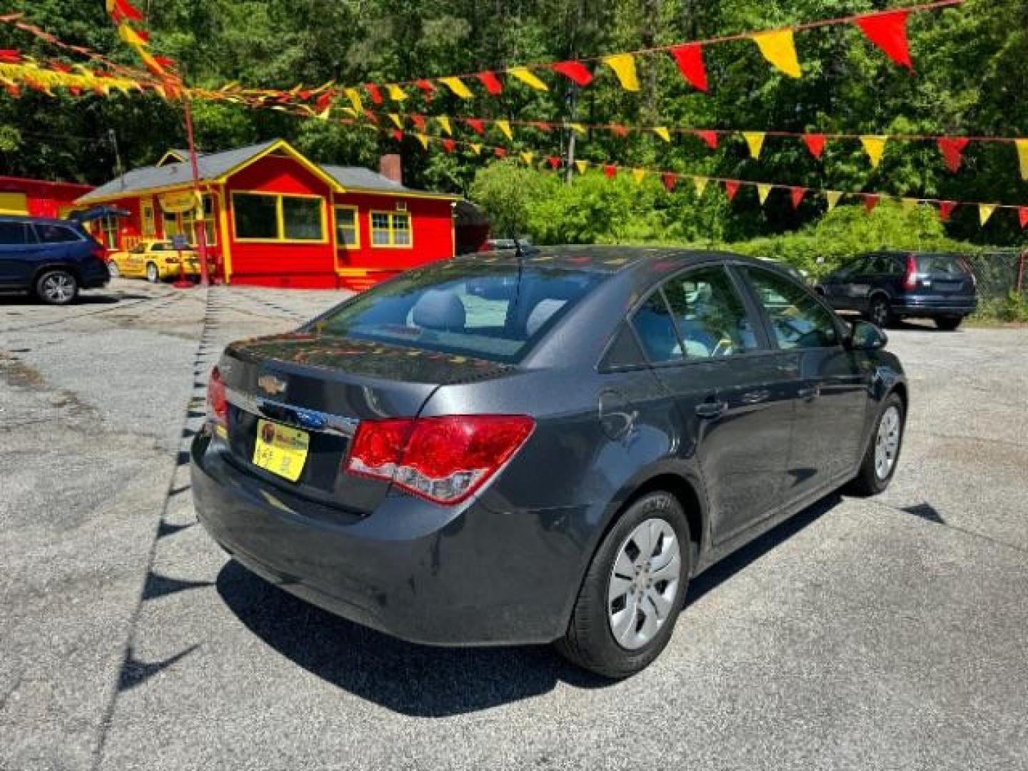 2013 Gray Chevrolet Cruze LS Auto (1G1PA5SH8D7) with an 1.8L L4 DOHC 16V FFV engine, 6-Speed Automatic transmission, located at 1806 Veterans Memorial Hwy SW, Austell, GA, 30168, (770) 944-9558, 33.817959, -84.606987 - Photo#3