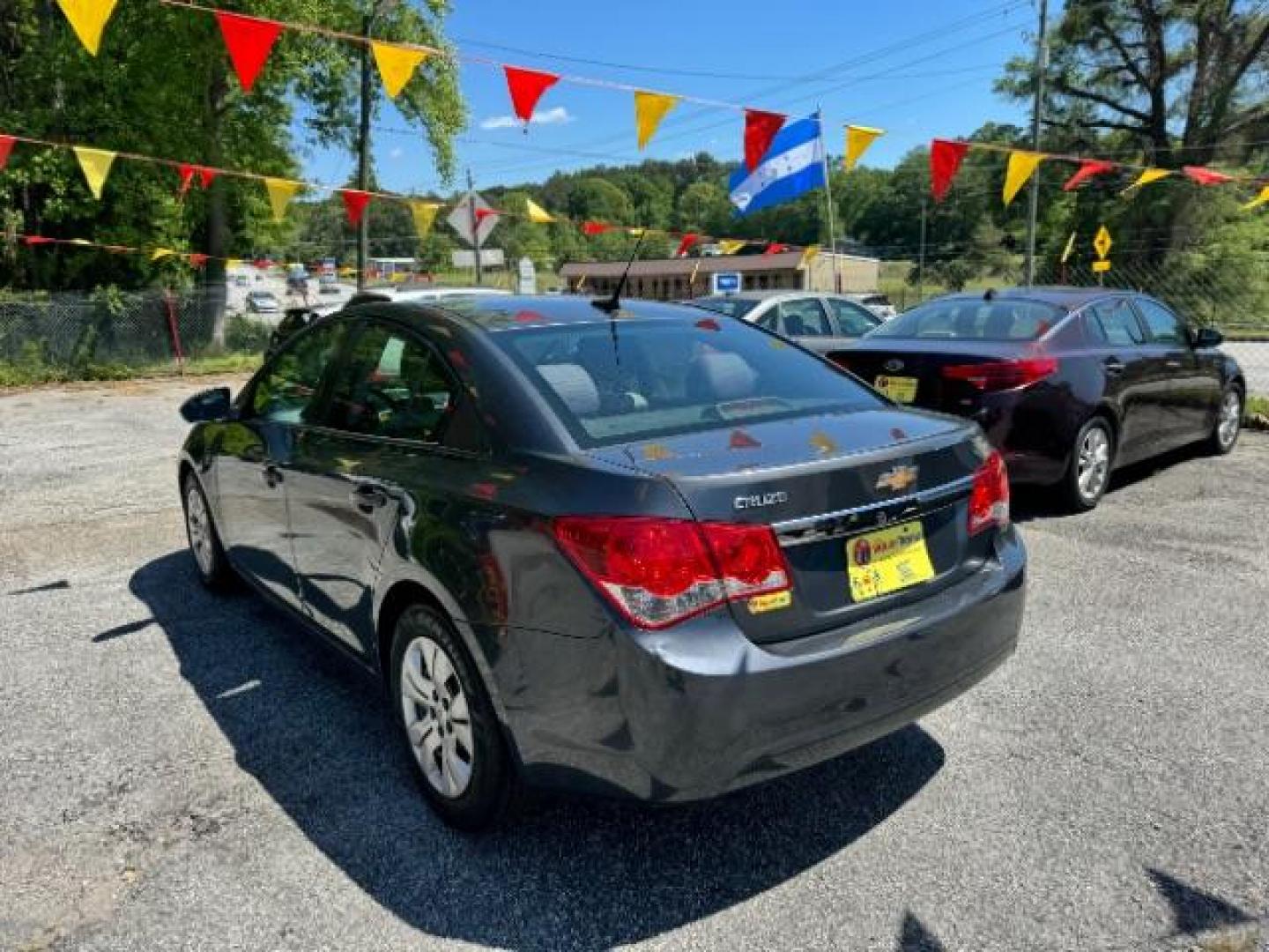 2013 Gray Chevrolet Cruze LS Auto (1G1PA5SH8D7) with an 1.8L L4 DOHC 16V FFV engine, 6-Speed Automatic transmission, located at 1806 Veterans Memorial Hwy SW, Austell, GA, 30168, (770) 944-9558, 33.817959, -84.606987 - Photo#5