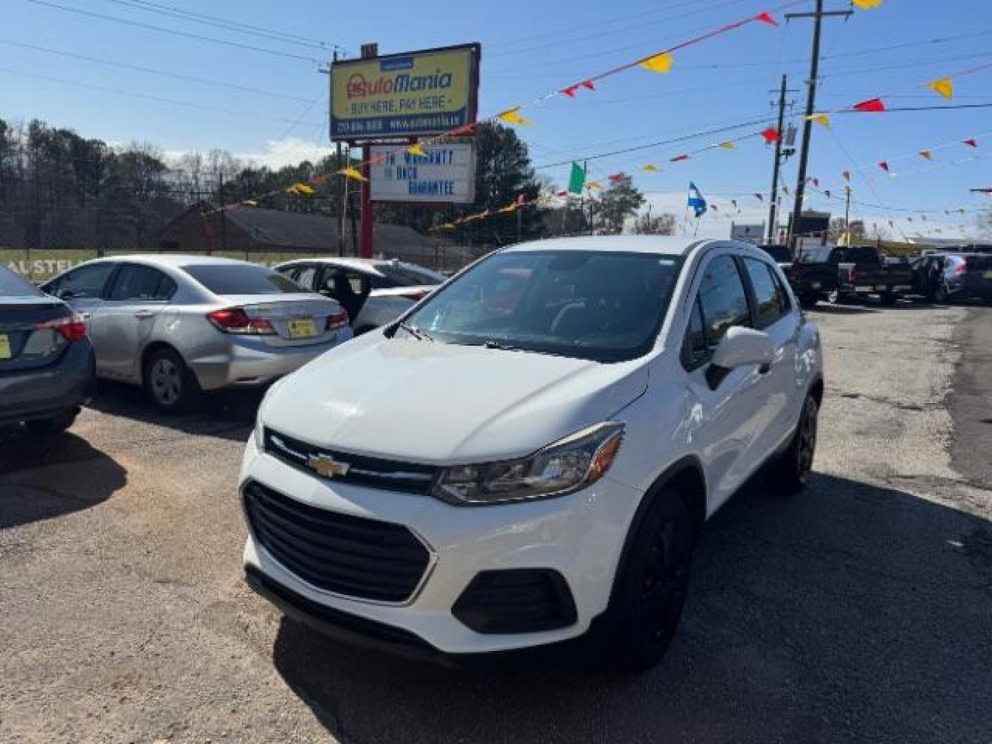 2017 White Chevrolet Trax LS FWD (KL7CJKSB8HB) with an 1.4L L4 DOHC 16V engine, 6-Speed Automatic transmission, located at 1806 Veterans Memorial Hwy SW, Austell, GA, 30168, (770) 944-9558, 33.817959, -84.606987 - Photo#0