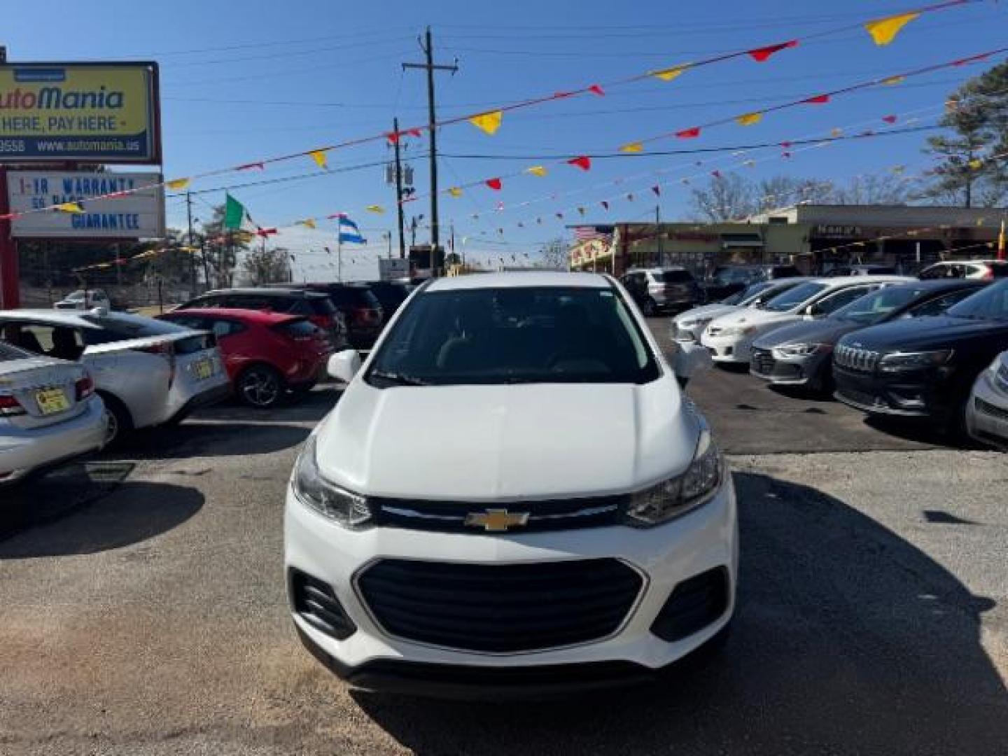 2017 White Chevrolet Trax LS FWD (KL7CJKSB8HB) with an 1.4L L4 DOHC 16V engine, 6-Speed Automatic transmission, located at 1806 Veterans Memorial Hwy SW, Austell, GA, 30168, (770) 944-9558, 33.817959, -84.606987 - Photo#1