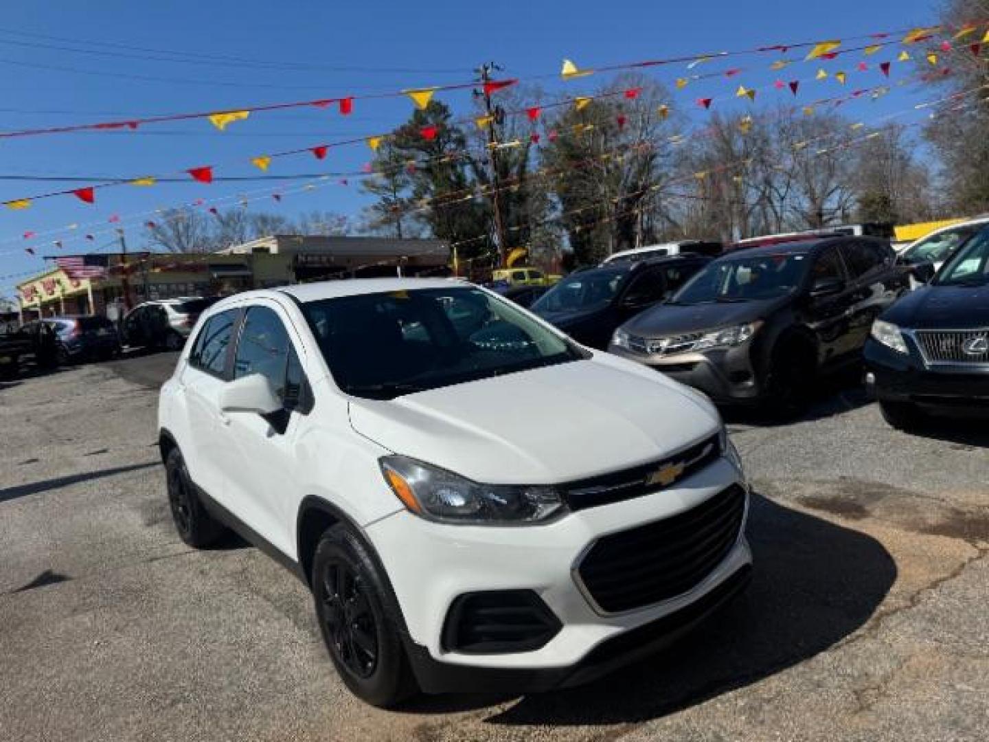 2017 White Chevrolet Trax LS FWD (KL7CJKSB8HB) with an 1.4L L4 DOHC 16V engine, 6-Speed Automatic transmission, located at 1806 Veterans Memorial Hwy SW, Austell, GA, 30168, (770) 944-9558, 33.817959, -84.606987 - Photo#2