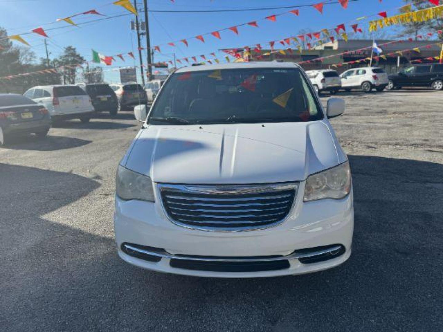 2014 White Chrysler Town and Country Touring (2C4RC1BG8ER) with an 3.6L V6 DOHC 24V engine, 6-Speed Automatic transmission, located at 1806 Veterans Memorial Hwy SW, Austell, GA, 30168, (770) 944-9558, 33.817959, -84.606987 - Photo#0