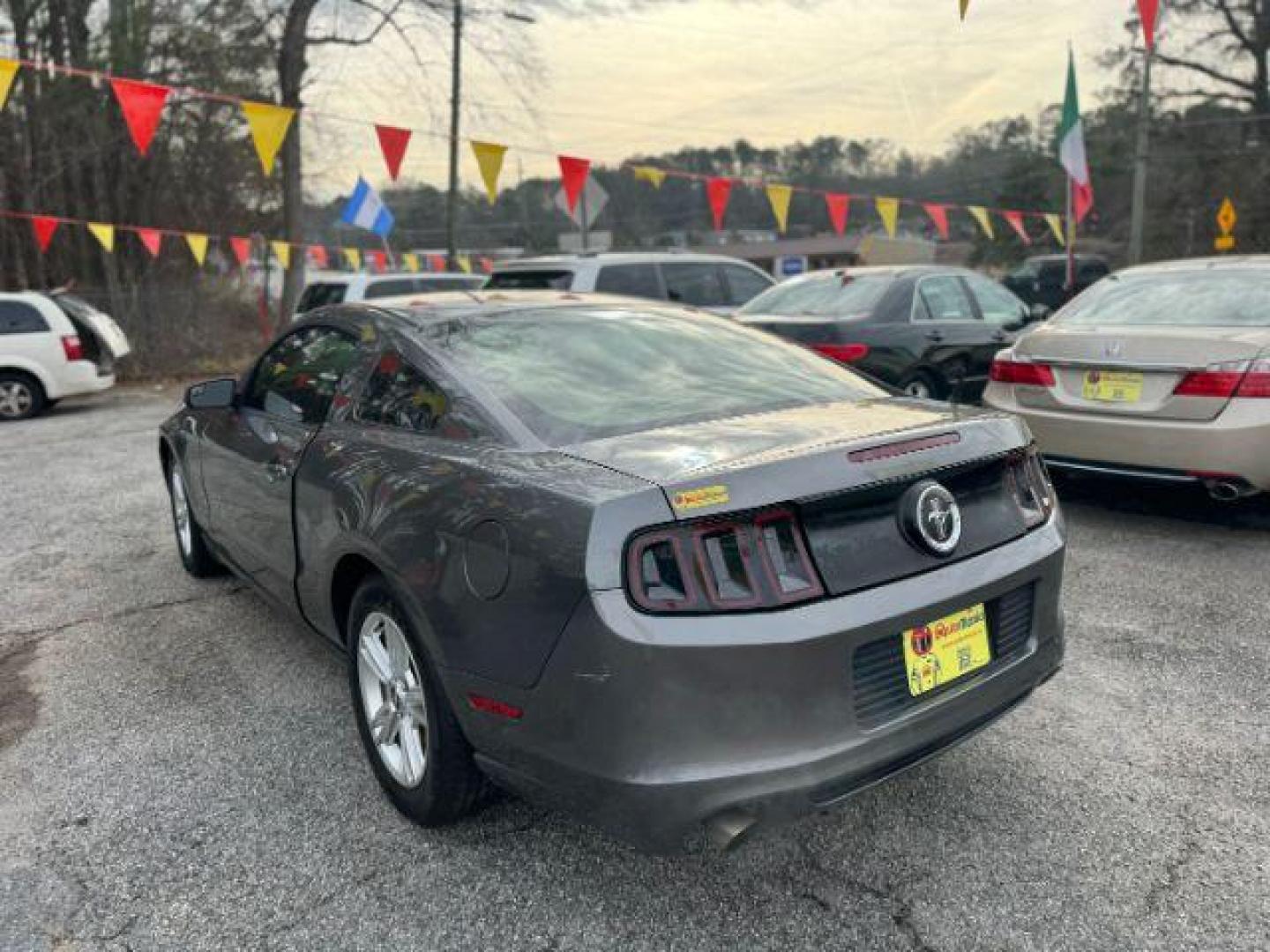 2014 Gray Ford Mustang V6 Coupe (1ZVBP8AM5E5) with an 3.7L V6 DOHC 24V engine, located at 1806 Veterans Memorial Hwy SW, Austell, GA, 30168, (770) 944-9558, 33.817959, -84.606987 - Photo#5