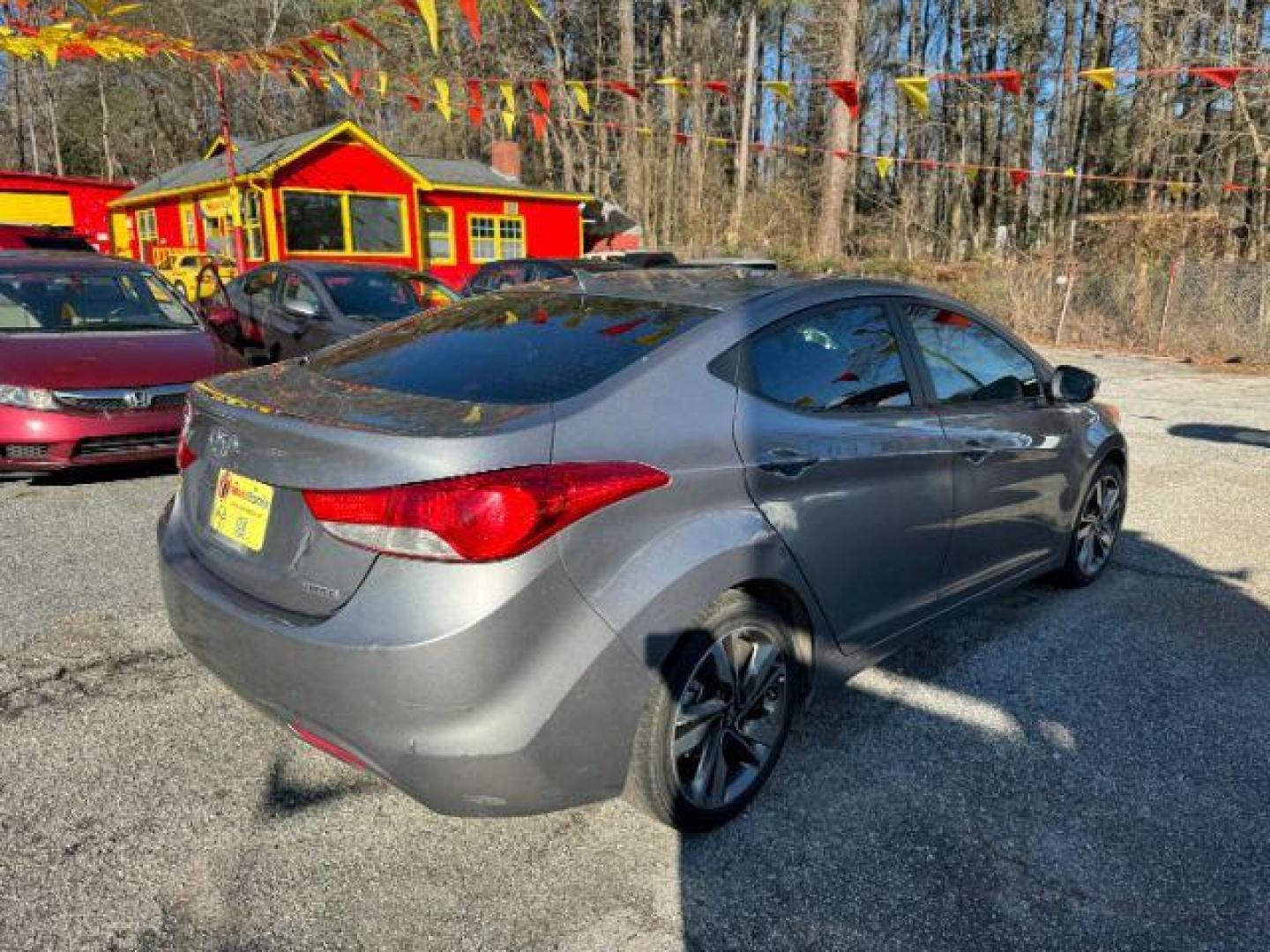 2012 Gray Hyundai Elantra Limited (KMHDH4AEXCU) with an 1.8L L4 DOHC 16V engine, 6-Speed Automatic transmission, located at 1806 Veterans Memorial Hwy SW, Austell, GA, 30168, (770) 944-9558, 33.817959, -84.606987 - Photo#3