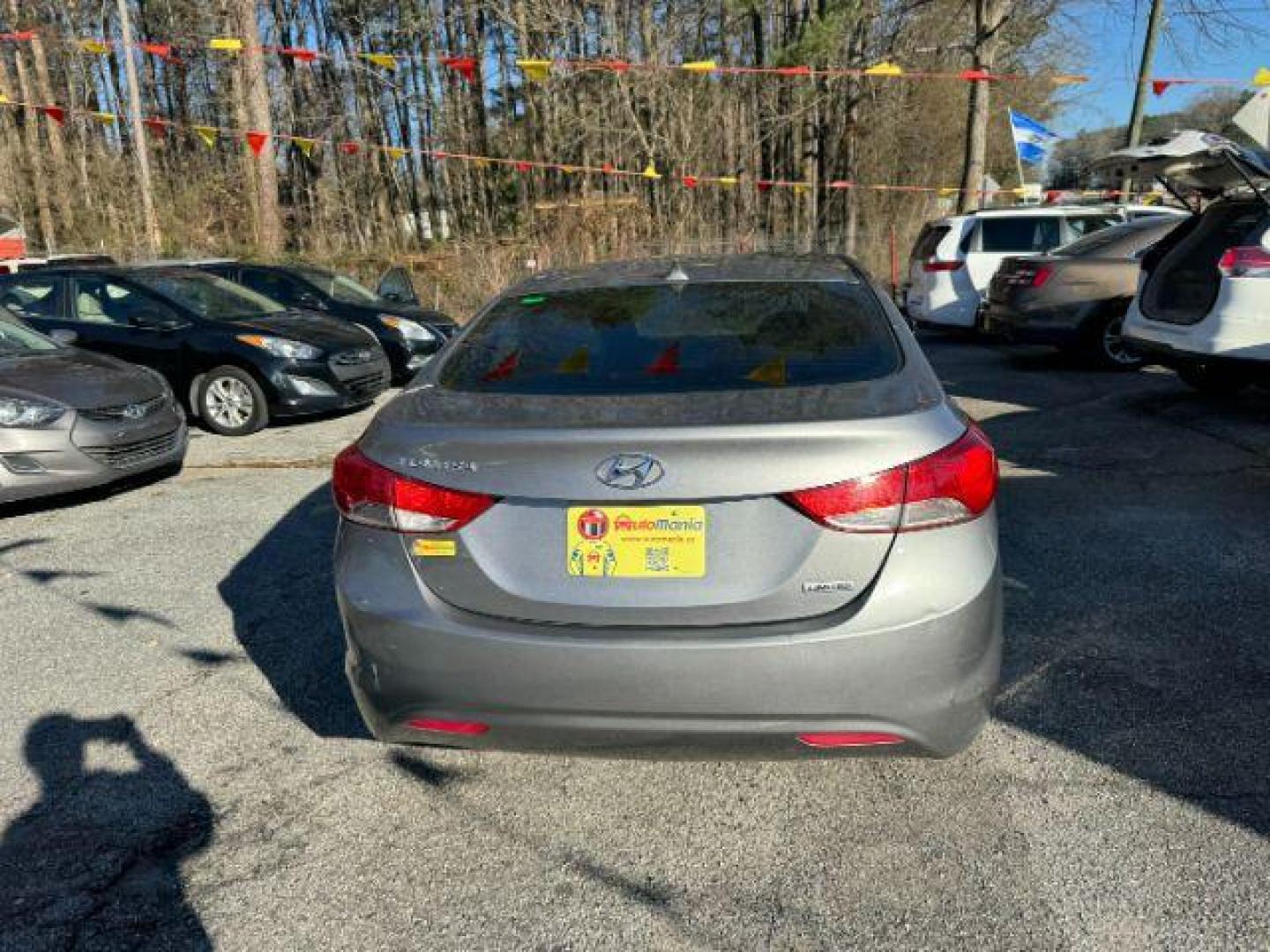 2012 Gray Hyundai Elantra Limited (KMHDH4AEXCU) with an 1.8L L4 DOHC 16V engine, 6-Speed Automatic transmission, located at 1806 Veterans Memorial Hwy SW, Austell, GA, 30168, (770) 944-9558, 33.817959, -84.606987 - Photo#4