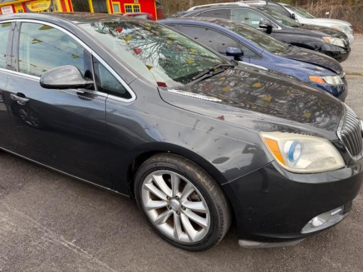 2015 Gray Buick Verano Leather (1G4PS5SK9F4) with an 2.4L L4 DOHC 16V FFV engine, 6-Speed Automatic transmission, located at 1806 Veterans Memorial Hwy SW, Austell, GA, 30168, (770) 944-9558, 33.817959, -84.606987 - Photo#8