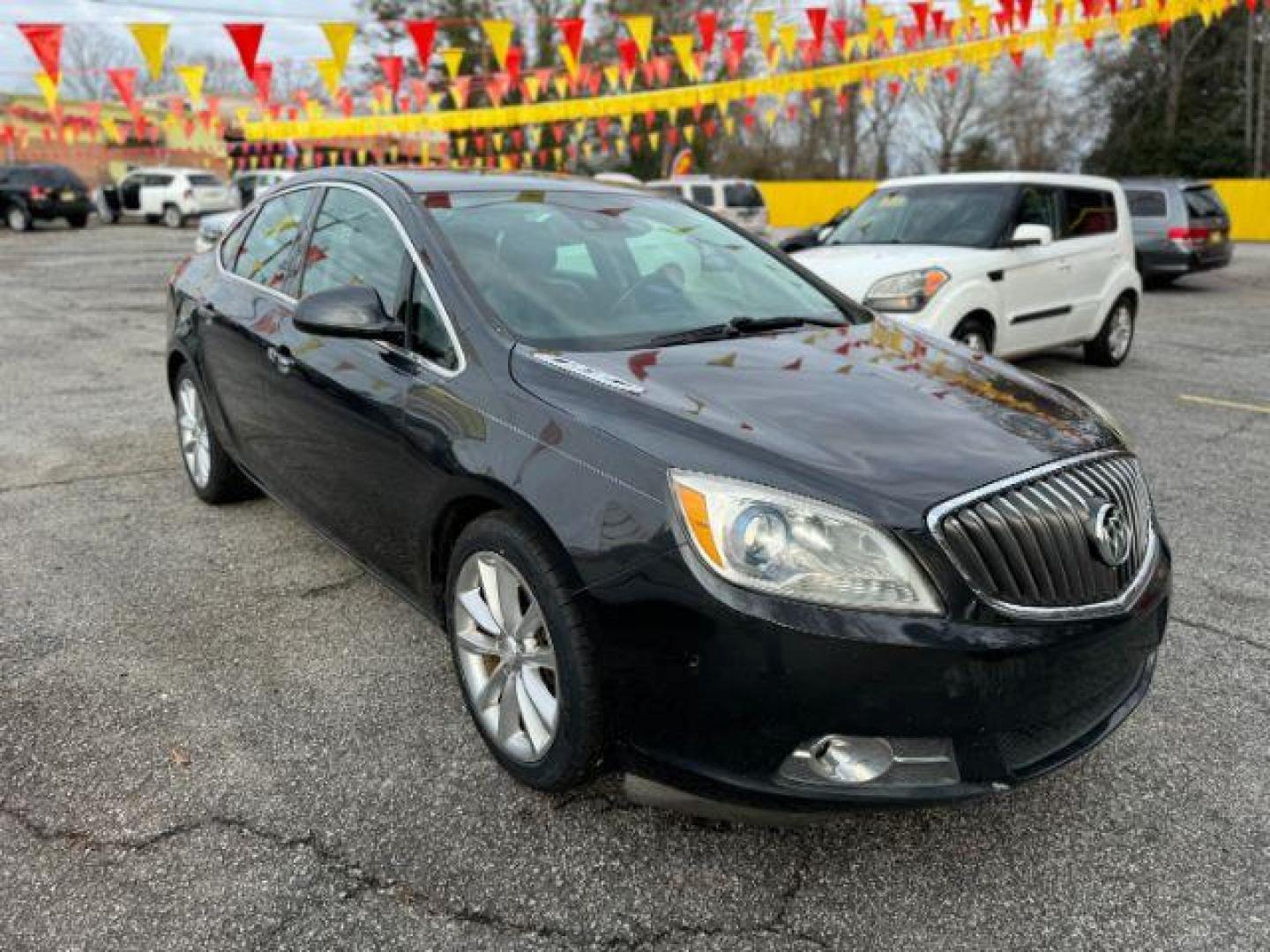 2015 Gray Buick Verano Leather (1G4PS5SK9F4) with an 2.4L L4 DOHC 16V FFV engine, 6-Speed Automatic transmission, located at 1806 Veterans Memorial Hwy SW, Austell, GA, 30168, (770) 944-9558, 33.817959, -84.606987 - Photo#3