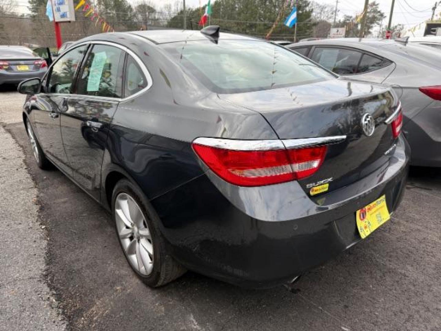 2015 Gray Buick Verano Leather (1G4PS5SK9F4) with an 2.4L L4 DOHC 16V FFV engine, 6-Speed Automatic transmission, located at 1806 Veterans Memorial Hwy SW, Austell, GA, 30168, (770) 944-9558, 33.817959, -84.606987 - Photo#4