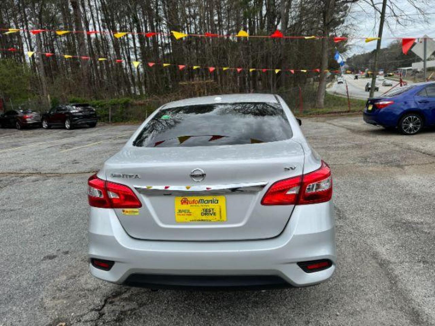 2018 Silver Nissan Sentra S CVT (3N1AB7AP0JL) with an 1.8L L4 SFI DOHC 16V engine, Continuously Variable Transmission transmission, located at 1806 Veterans Memorial Hwy SW, Austell, GA, 30168, (770) 944-9558, 33.817959, -84.606987 - Photo#3