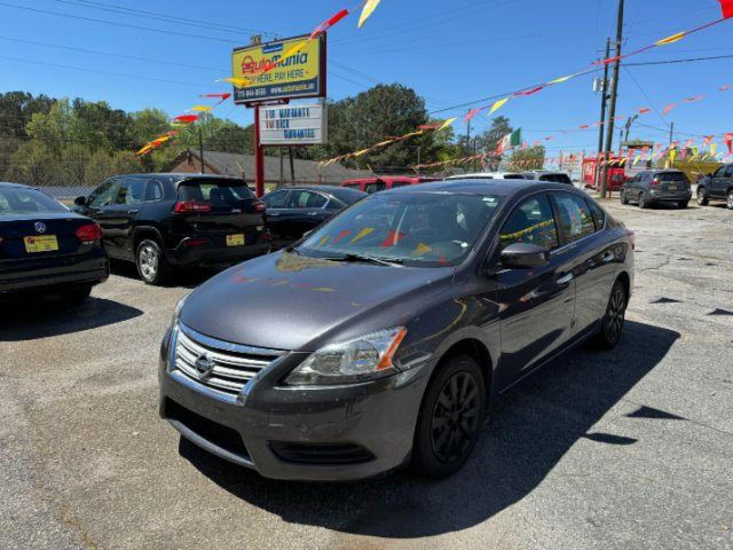 2013 Gray Nissan Sentra SV (3N1AB7APXDL) with an 1.8L L4 SFI DOHC 16V engine, Continuously Variable Transmission transmission, located at 1806 Veterans Memorial Hwy SW, Austell, GA, 30168, (770) 944-9558, 33.817959, -84.606987 - Photo#0