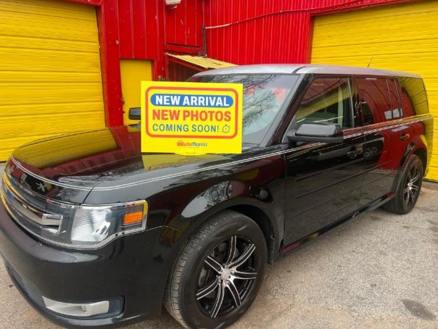 2013 Black Ford Flex SEL FWD (2FMGK5C83DB) with an 3.5L V6 DOHC 24V engine, 6-Speed Automatic Overdrive transmission, located at 1806 Veterans Memorial Hwy SW, Austell, GA, 30168, (770) 944-9558, 33.817959, -84.606987 - Photo#0