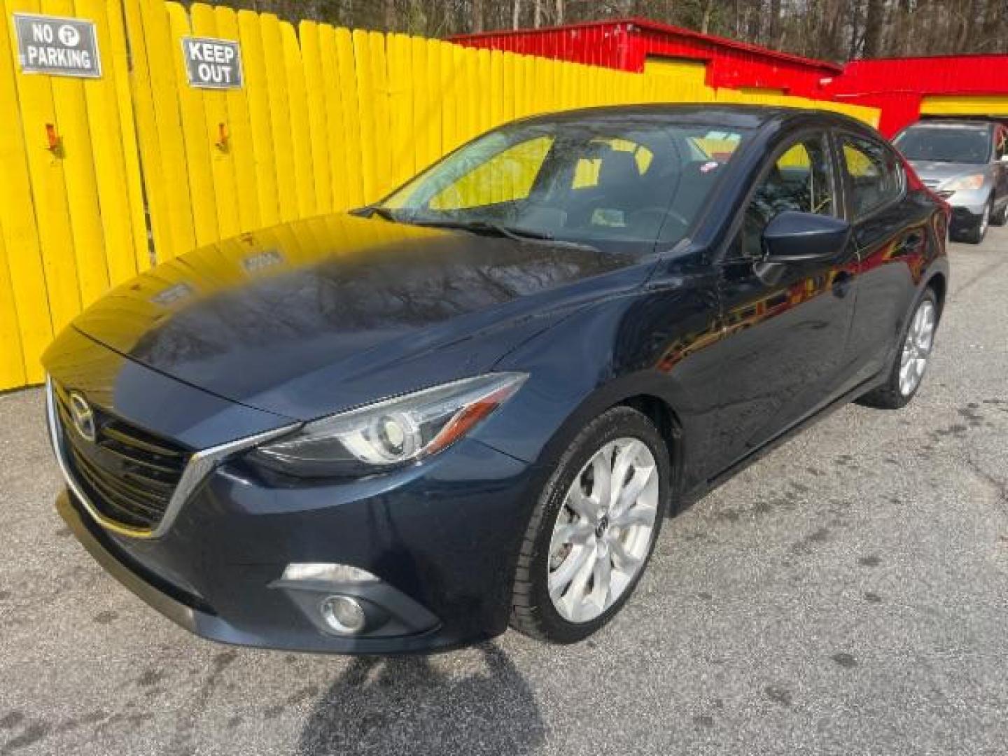 2014 Blue Mazda MAZDA3 s Touring AT 4-Door (JM1BM1V37E1) with an 2.5L L4 DOHC 16V engine, 6-Speed Automatic transmission, located at 1806 Veterans Memorial Hwy SW, Austell, GA, 30168, (770) 944-9558, 33.817959, -84.606987 - Photo#0