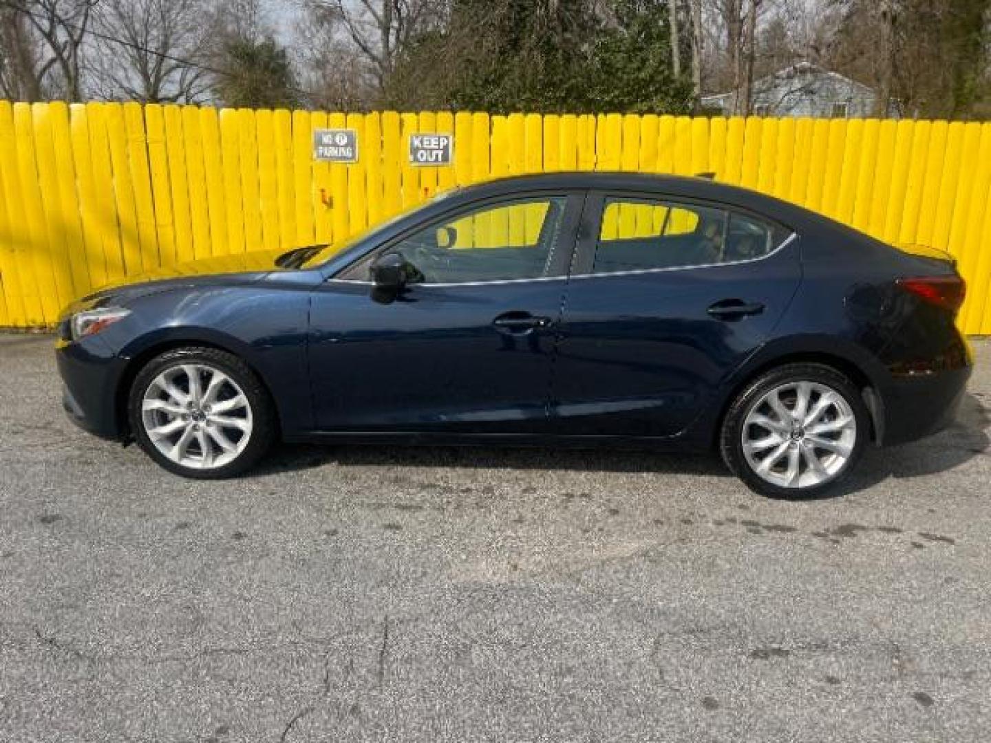 2014 Blue Mazda MAZDA3 s Touring AT 4-Door (JM1BM1V37E1) with an 2.5L L4 DOHC 16V engine, 6-Speed Automatic transmission, located at 1806 Veterans Memorial Hwy SW, Austell, GA, 30168, (770) 944-9558, 33.817959, -84.606987 - Photo#2