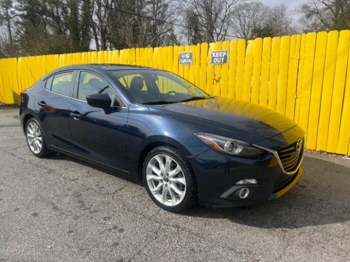 2014 Blue Mazda MAZDA3 s Touring AT 4-Door (JM1BM1V37E1) with an 2.5L L4 DOHC 16V engine, 6-Speed Automatic transmission, located at 1806 Veterans Memorial Hwy SW, Austell, GA, 30168, (770) 944-9558, 33.817959, -84.606987 - Photo#6