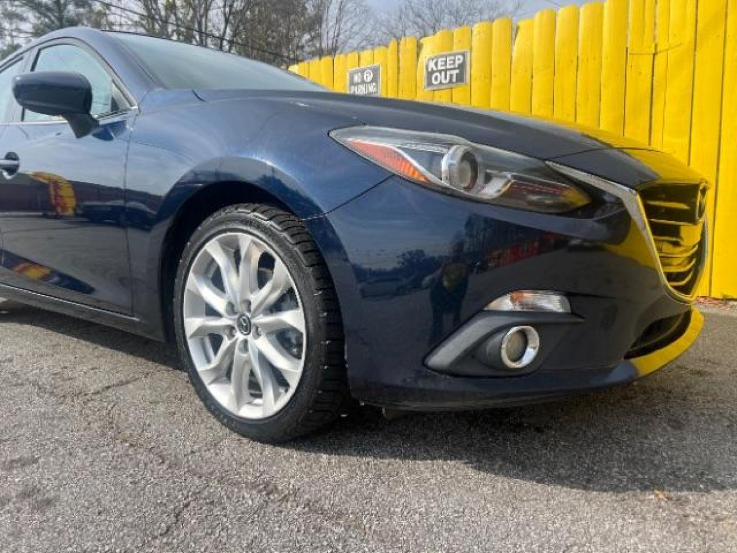 2014 Blue Mazda MAZDA3 s Touring AT 4-Door (JM1BM1V37E1) with an 2.5L L4 DOHC 16V engine, 6-Speed Automatic transmission, located at 1806 Veterans Memorial Hwy SW, Austell, GA, 30168, (770) 944-9558, 33.817959, -84.606987 - Photo#7