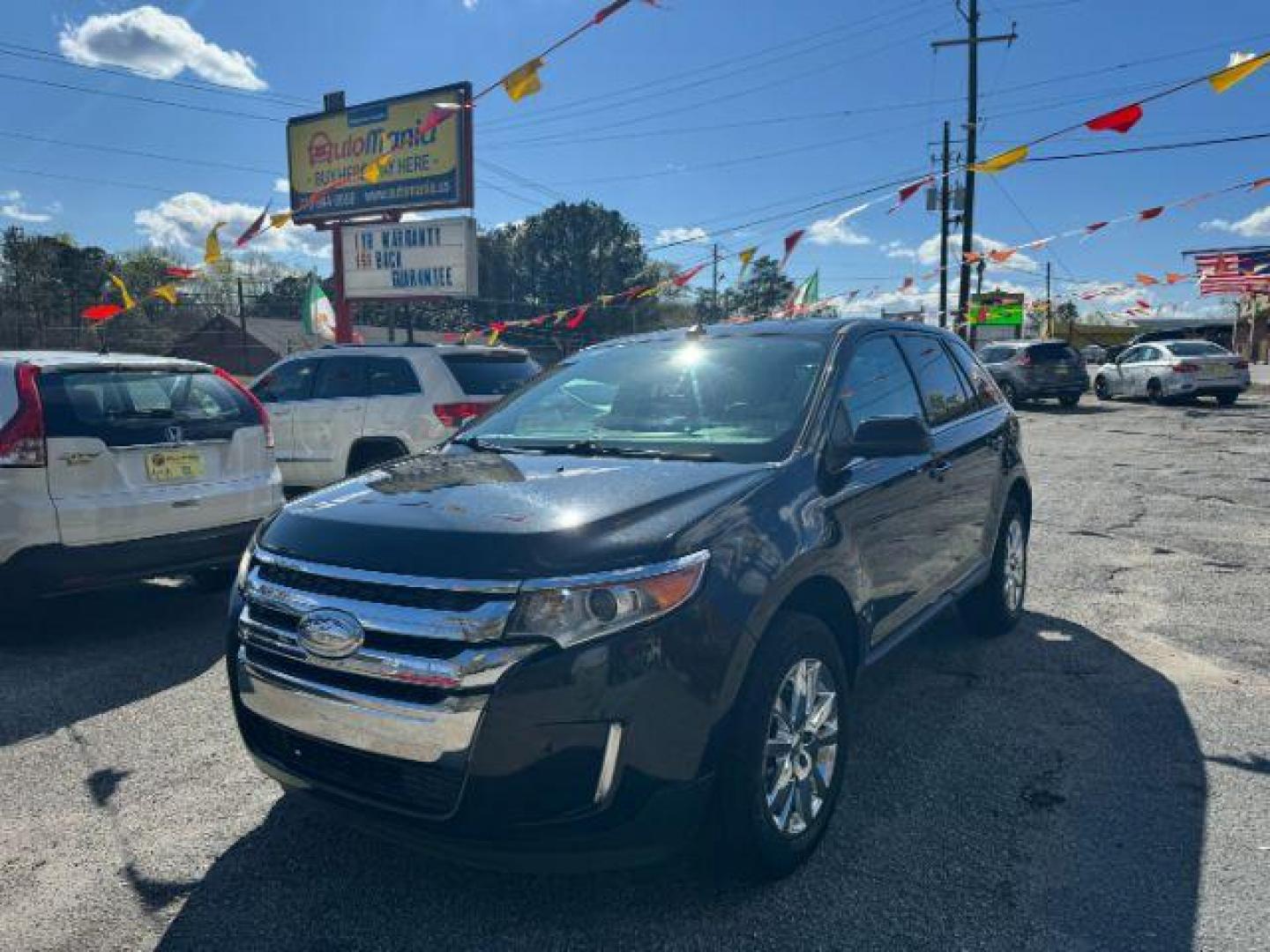 2014 Black Ford Edge Limited FWD (2FMDK3KC6EB) with an 3.5L V6 DOHC 24V engine, 6-Speed Automatic transmission, located at 1806 Veterans Memorial Hwy SW, Austell, GA, 30168, (770) 944-9558, 33.817959, -84.606987 - Photo#0