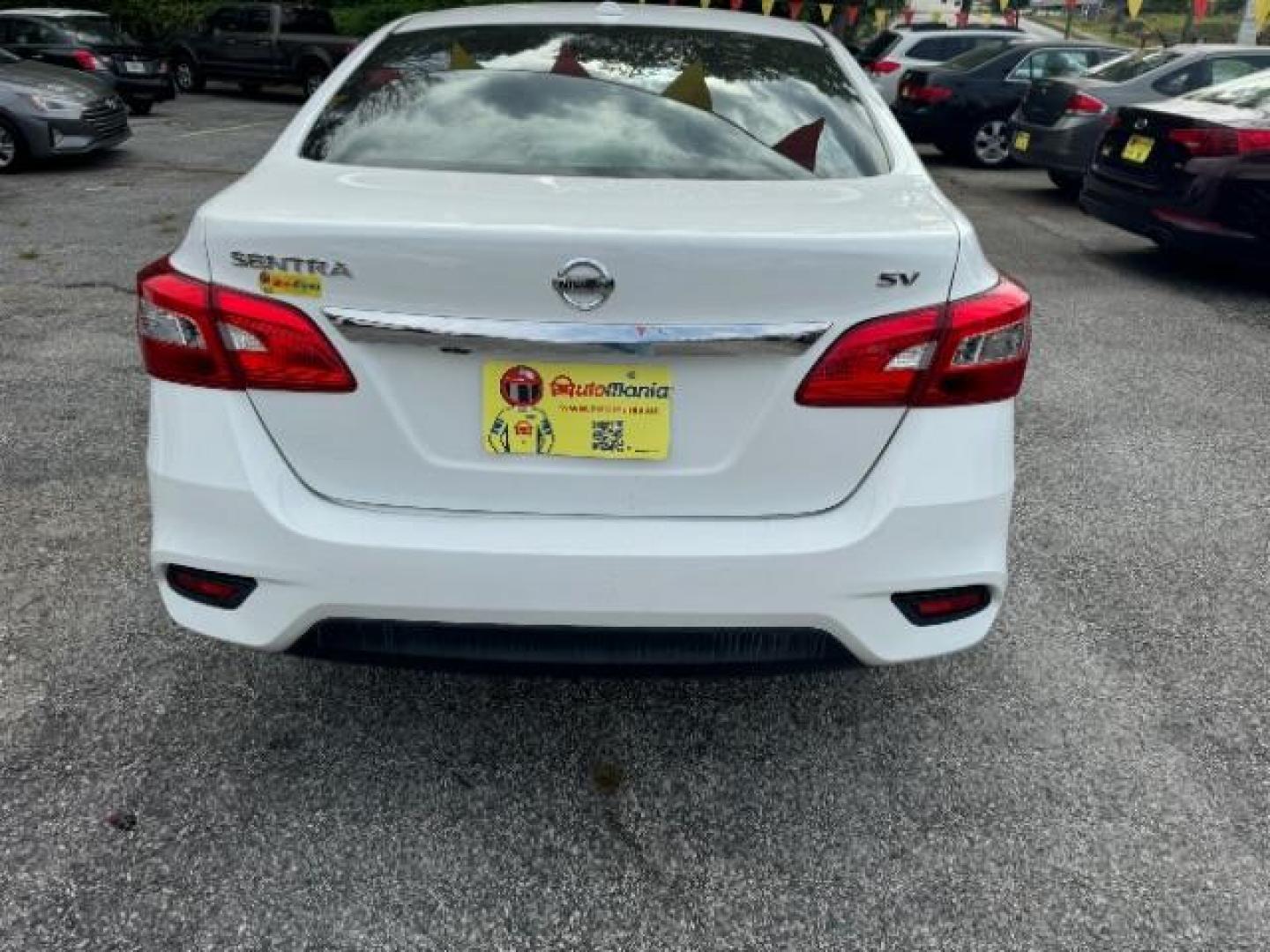 2018 White Nissan Sentra S CVT (3N1AB7AP5JL) with an 1.8L L4 SFI DOHC 16V engine, Continuously Variable Transmission transmission, located at 1806 Veterans Memorial Hwy SW, Austell, GA, 30168, (770) 944-9558, 33.817959, -84.606987 - Photo#4