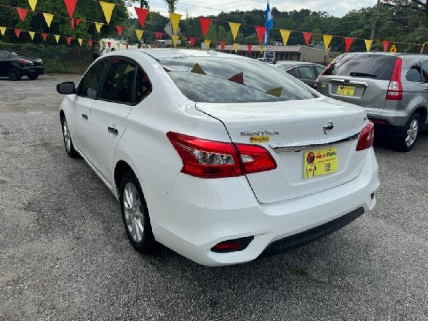 2018 White Nissan Sentra S CVT (3N1AB7AP5JL) with an 1.8L L4 SFI DOHC 16V engine, Continuously Variable Transmission transmission, located at 1806 Veterans Memorial Hwy SW, Austell, GA, 30168, (770) 944-9558, 33.817959, -84.606987 - Photo#5