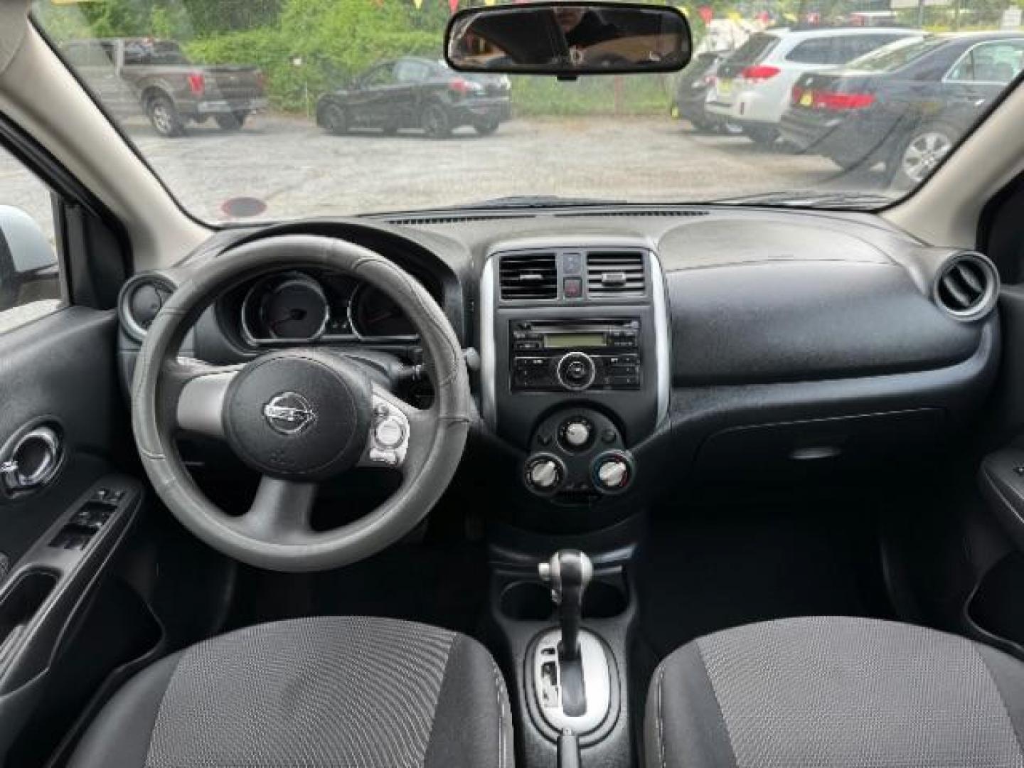 2014 Silver Nissan Versa 1.6 S 4A (3N1CN7AP5EL) with an 1.6L L4 DOHC 16V engine, 4-Speed Automatic transmission, located at 1806 Veterans Memorial Hwy SW, Austell, GA, 30168, (770) 944-9558, 33.817959, -84.606987 - Photo#11