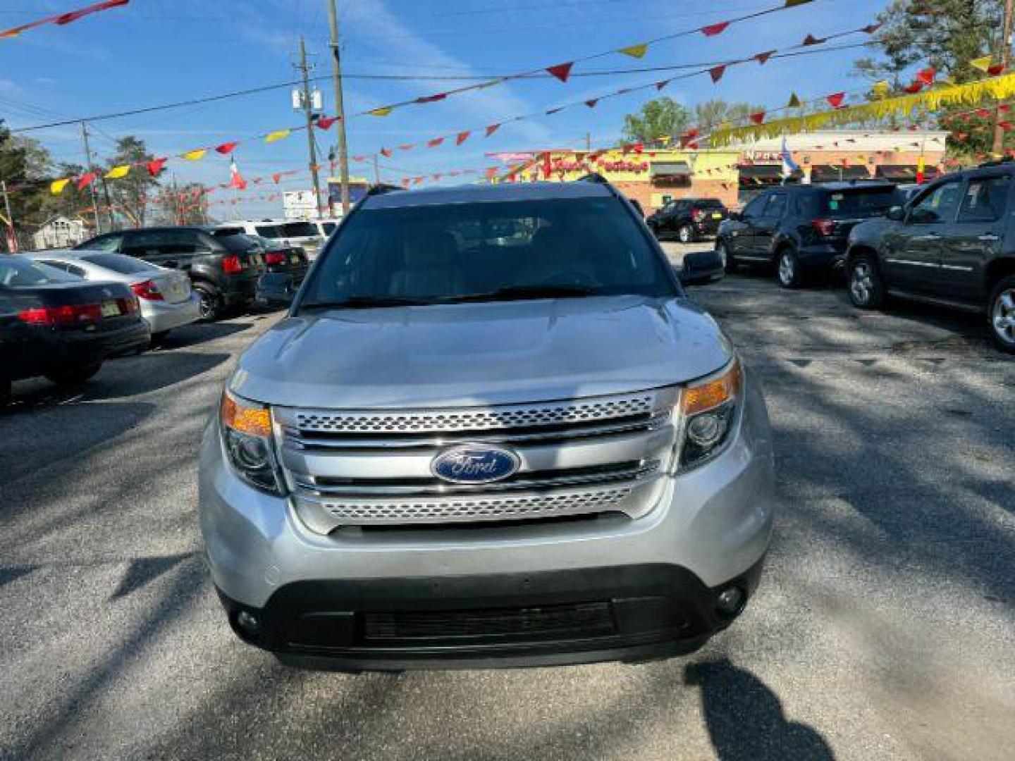 2011 Silver Ford Explorer XLT 4WD (1FMHK8D83BG) with an 3.5L V6 DOHC 24V engine, 6-Speed Automatic transmission, located at 1806 Veterans Memorial Hwy SW, Austell, GA, 30168, (770) 944-9558, 33.817959, -84.606987 - Photo#1