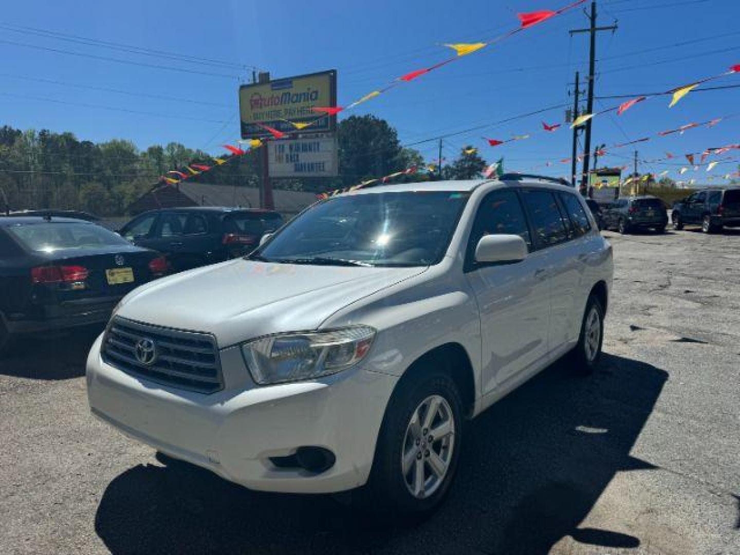 2008 White Toyota Highlander Base 4WD (JTEES41A782) with an 3.5L V6 DOHC 24V engine, 5-Speed Automatic transmission, located at 1806 Veterans Memorial Hwy SW, Austell, GA, 30168, (770) 944-9558, 33.817959, -84.606987 - Photo#0