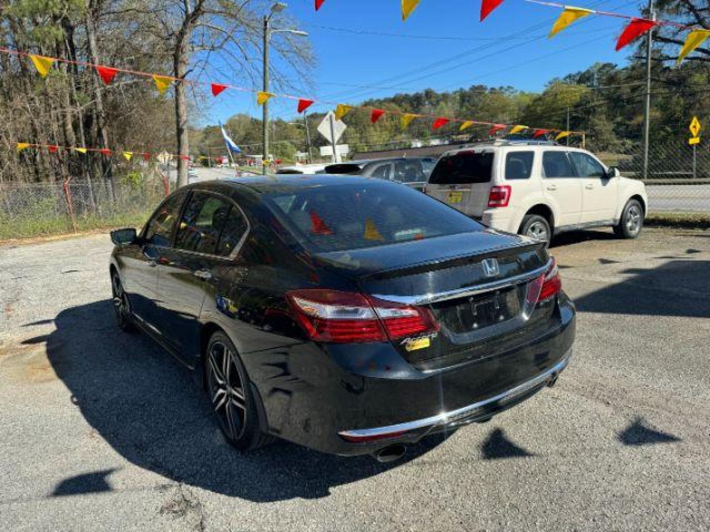 2016 Black Honda Accord Sport Sedan CVT (1HGCR2F50GA) with an 2.4L L4 DOHC 16V engine, Continuously Variable Transmission transmission, located at 1806 Veterans Memorial Hwy SW, Austell, GA, 30168, (770) 944-9558, 33.817959, -84.606987 - Photo#5