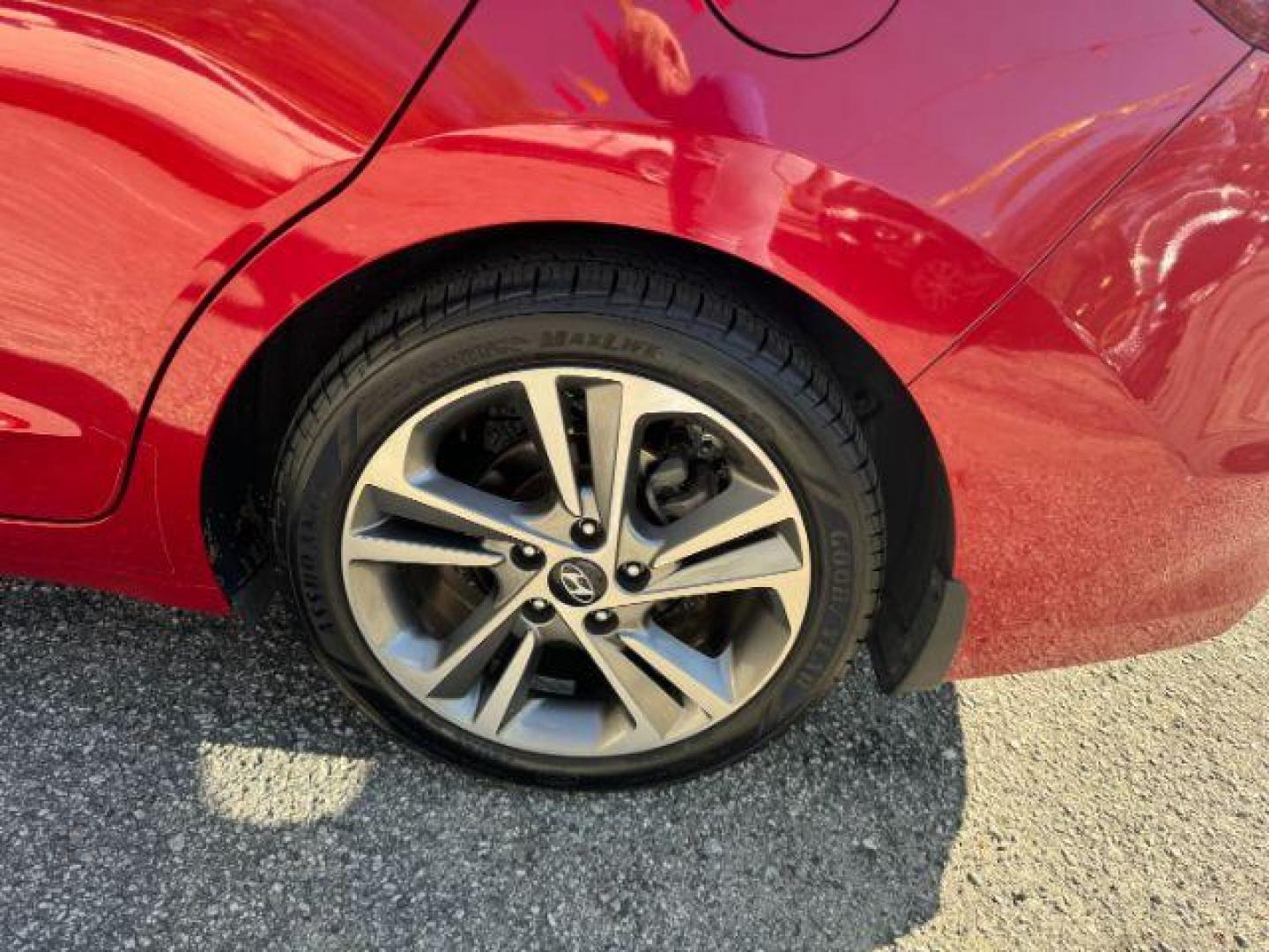 2017 Red Hyundai Elantra Limited (5NPD84LFXHH) with an 1.8L L4 DOHC 16V engine, 6-Speed Automatic transmission, located at 1806 Veterans Memorial Hwy SW, Austell, GA, 30168, (770) 944-9558, 33.817959, -84.606987 - Photo#18