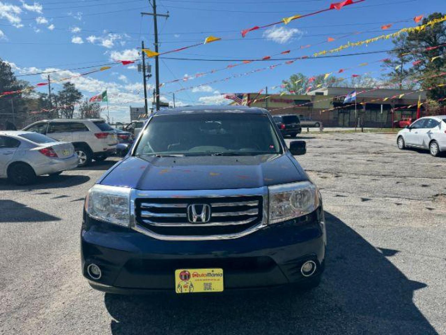 2015 BLUE Honda Pilot EX-L 2WD 5-Spd AT (5FNYF3H55FB) with an 3.5L V6 SOHC 24V engine, 5-Speed Automatic transmission, located at 1806 Veterans Memorial Hwy SW, Austell, GA, 30168, (770) 944-9558, 33.817959, -84.606987 - Photo#1