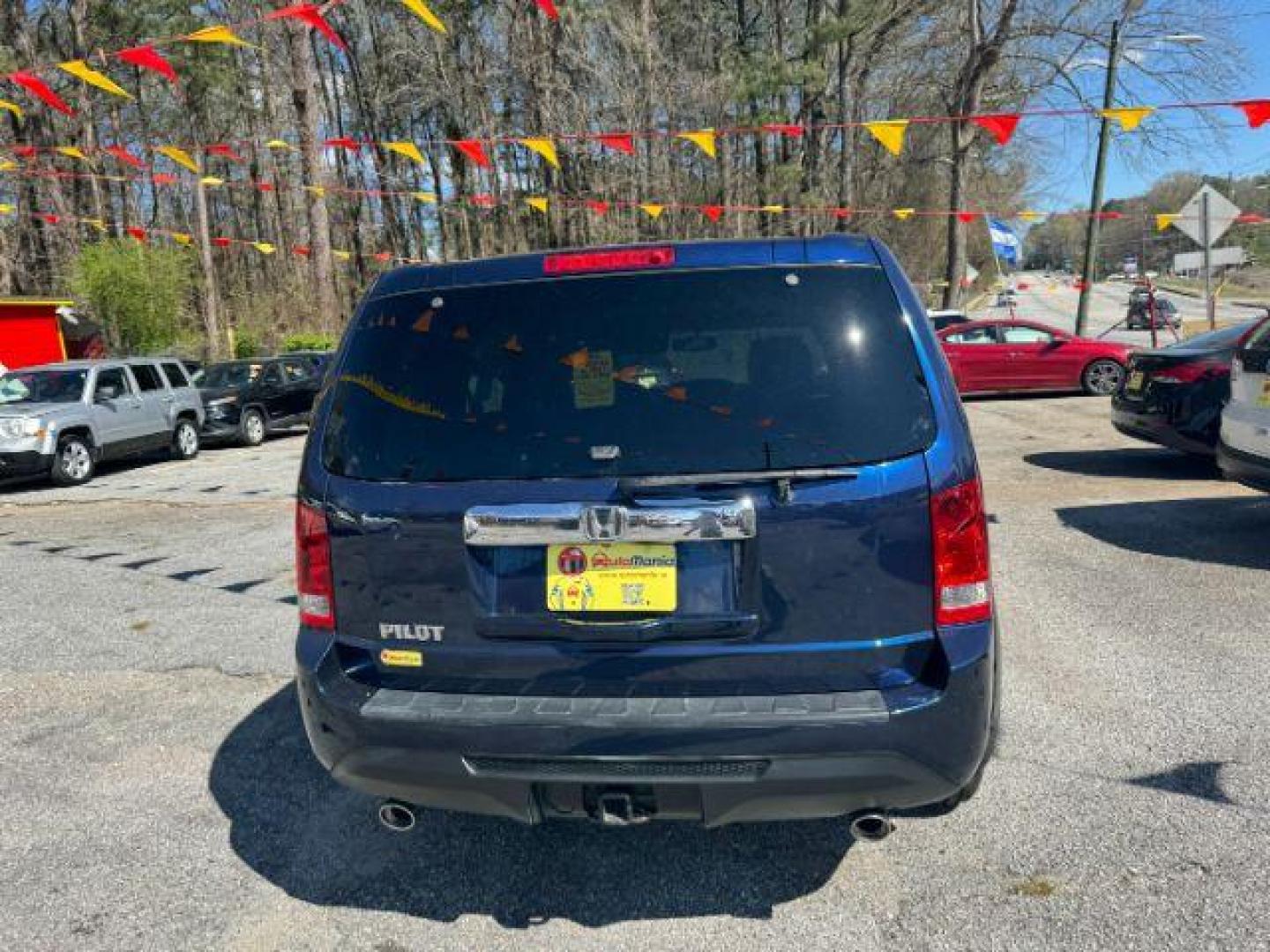 2015 BLUE Honda Pilot EX-L 2WD 5-Spd AT (5FNYF3H55FB) with an 3.5L V6 SOHC 24V engine, 5-Speed Automatic transmission, located at 1806 Veterans Memorial Hwy SW, Austell, GA, 30168, (770) 944-9558, 33.817959, -84.606987 - Photo#4